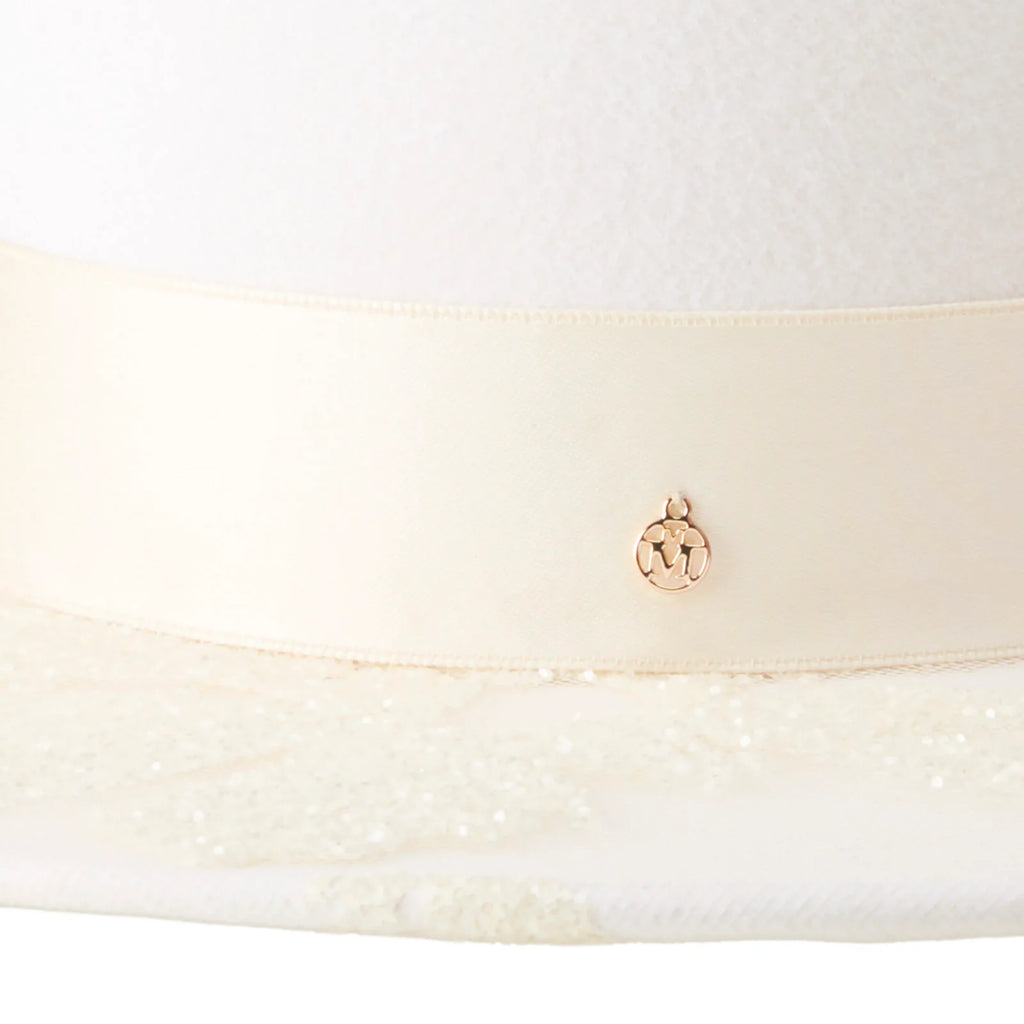 Lana Glitter Tulle Capeline Hat