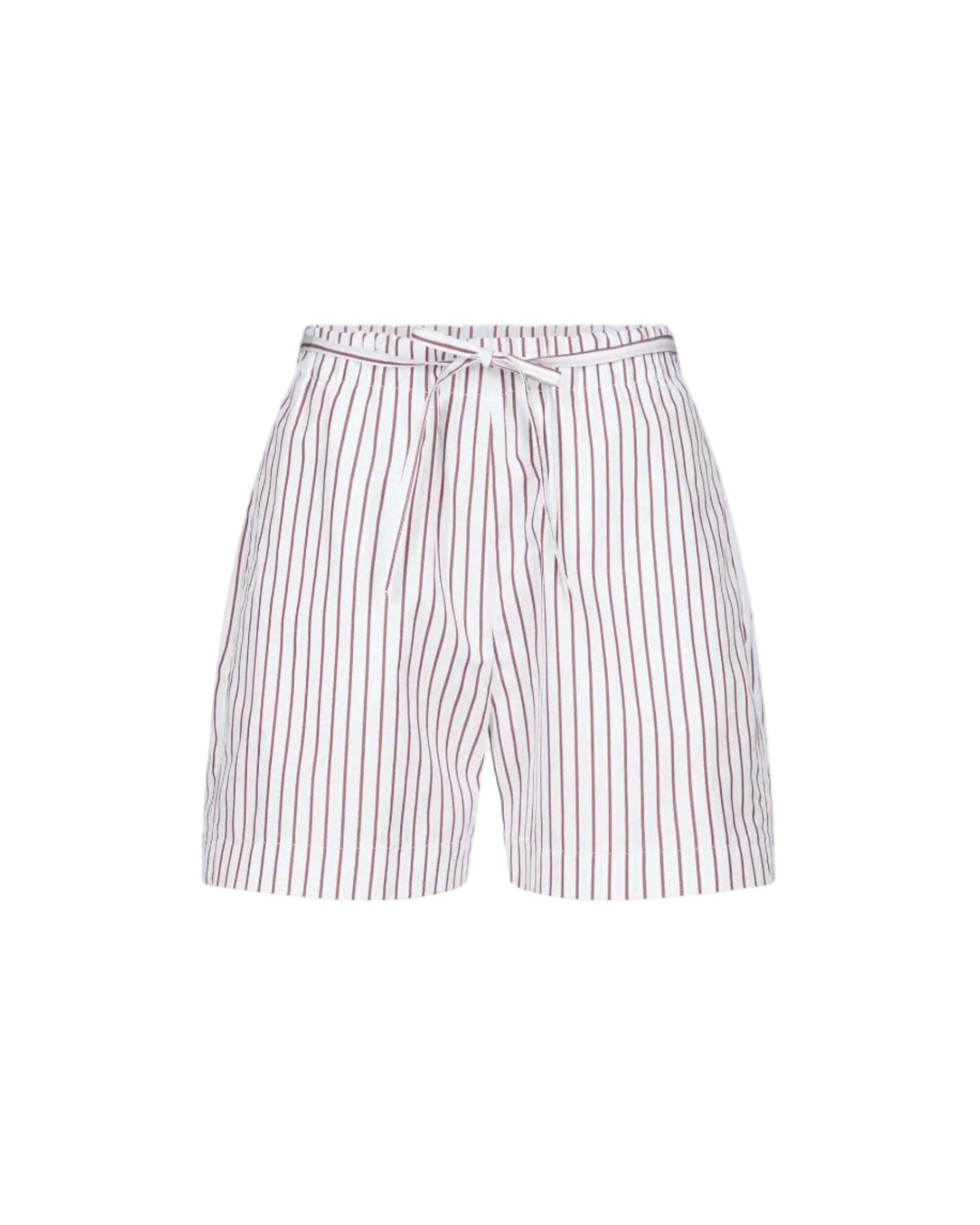 Lory Striped Poplin Shorts