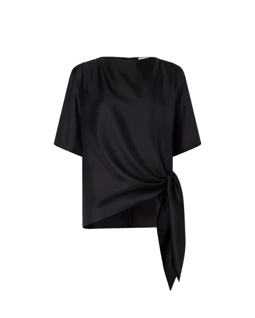 Mano Asymmetric Silk Top