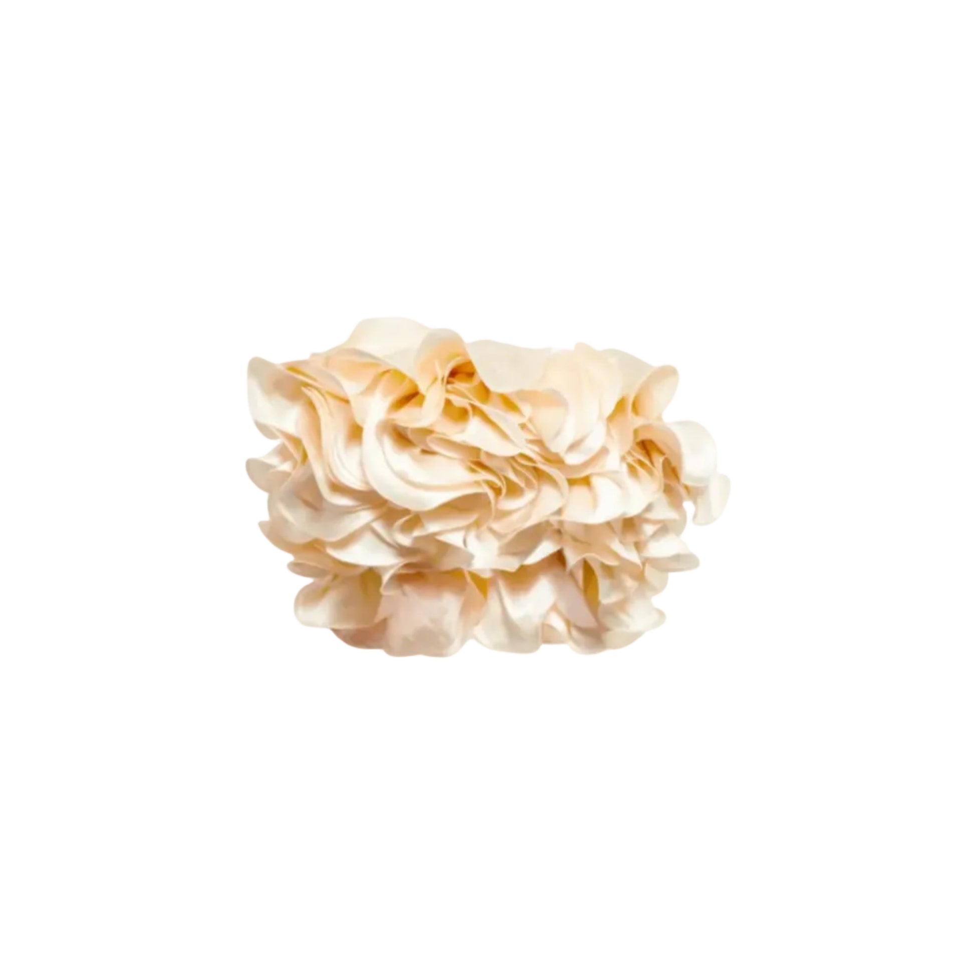 Silk Ruffle Corset Top