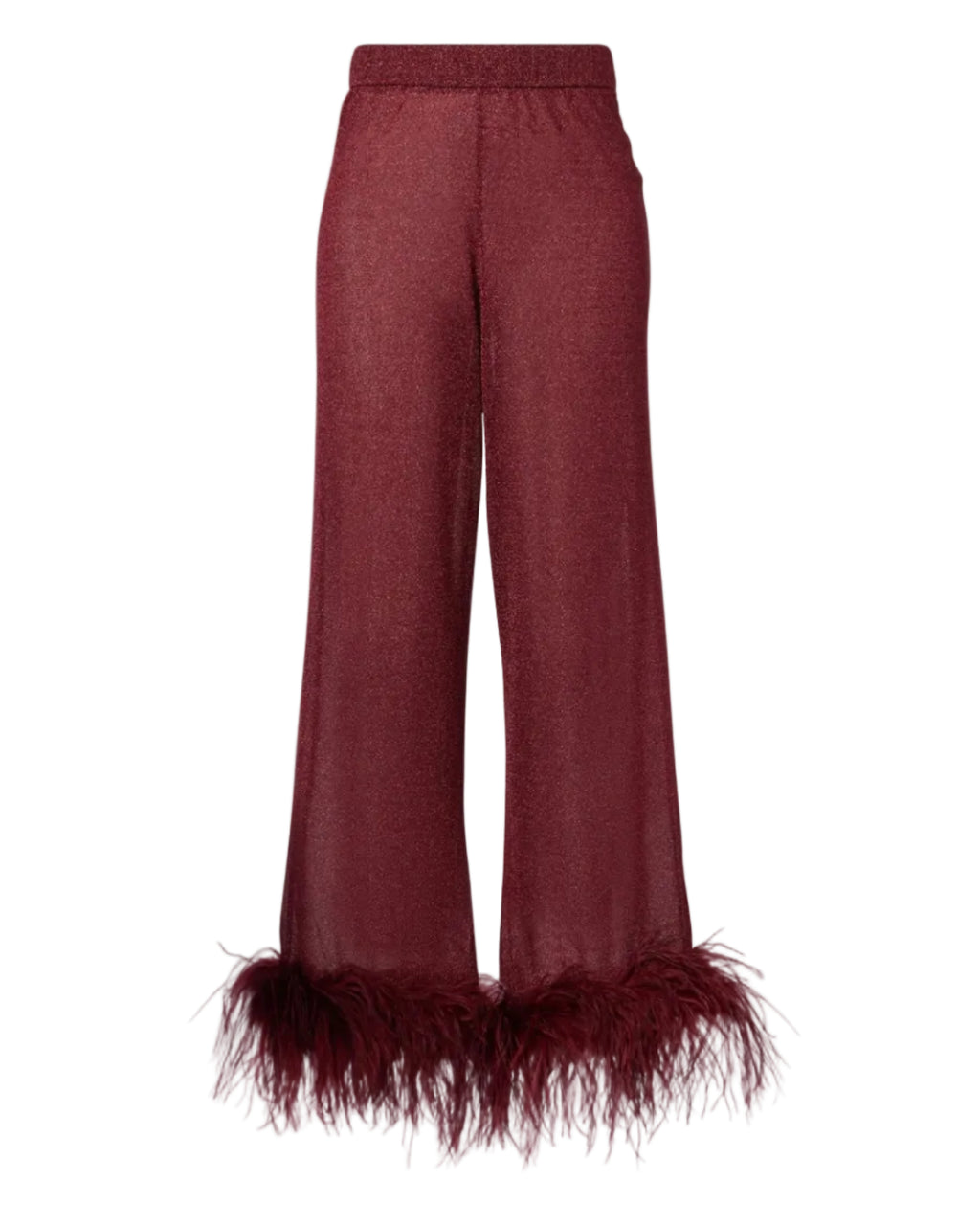 Lumière Feather-Trimmed Pants