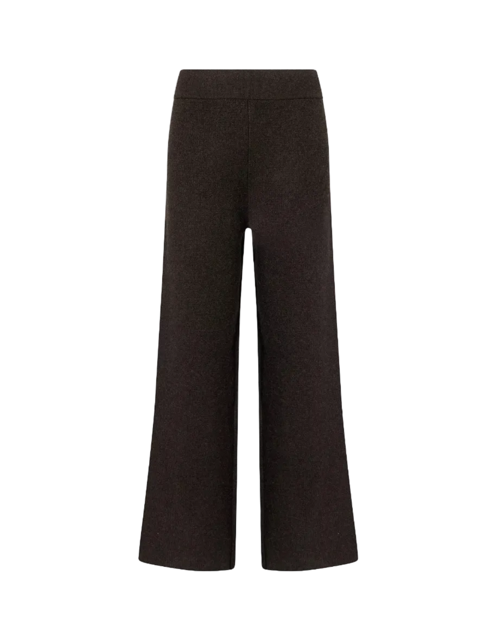 India Wide-Leg Cashmere Trousers