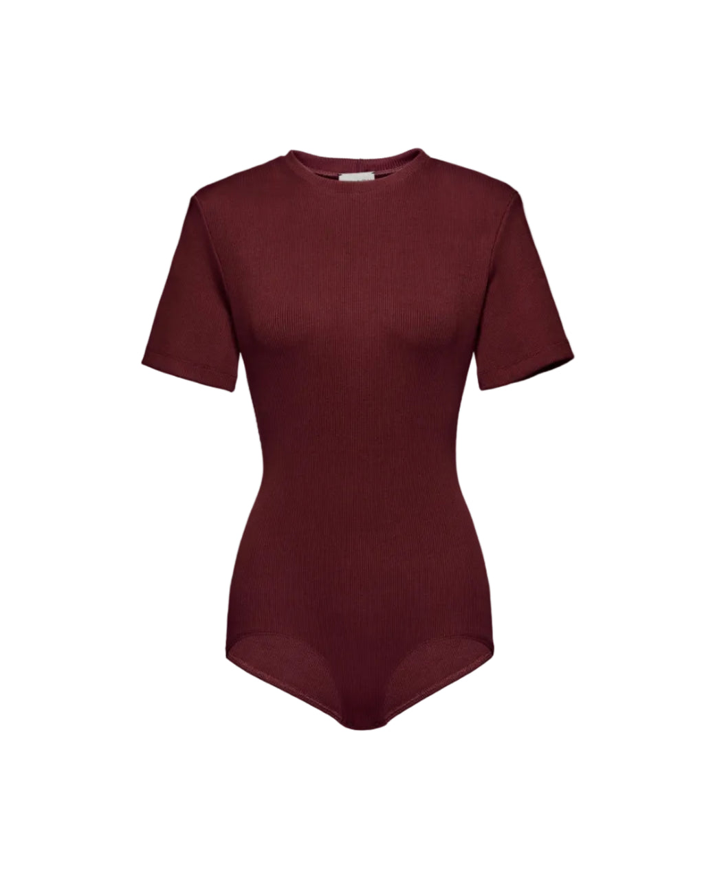 Ribbed Short Sleeve Bodysuit