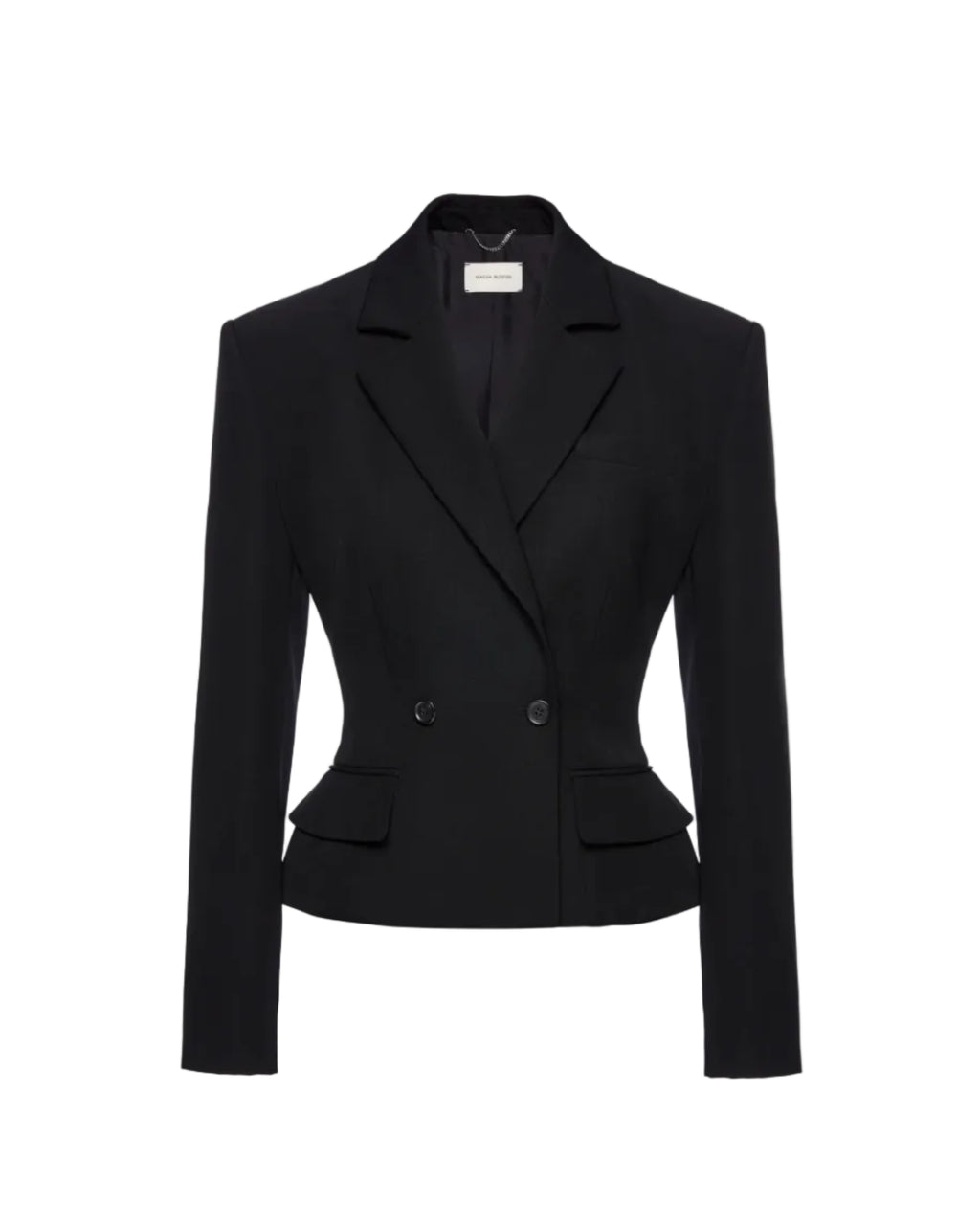 Tailored Wool Peplum Blazer