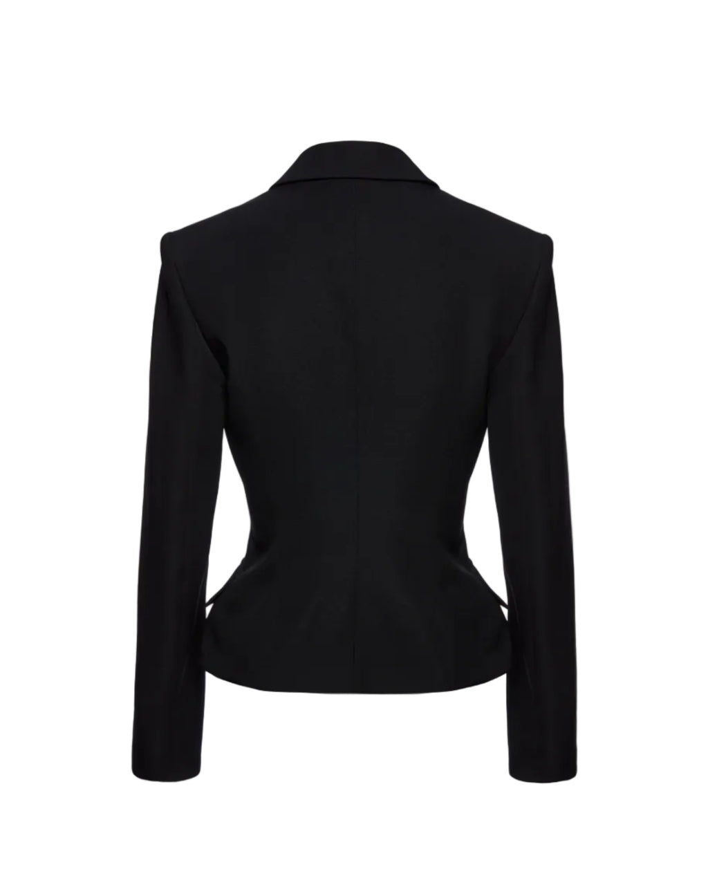 Tailored Wool Peplum Blazer
