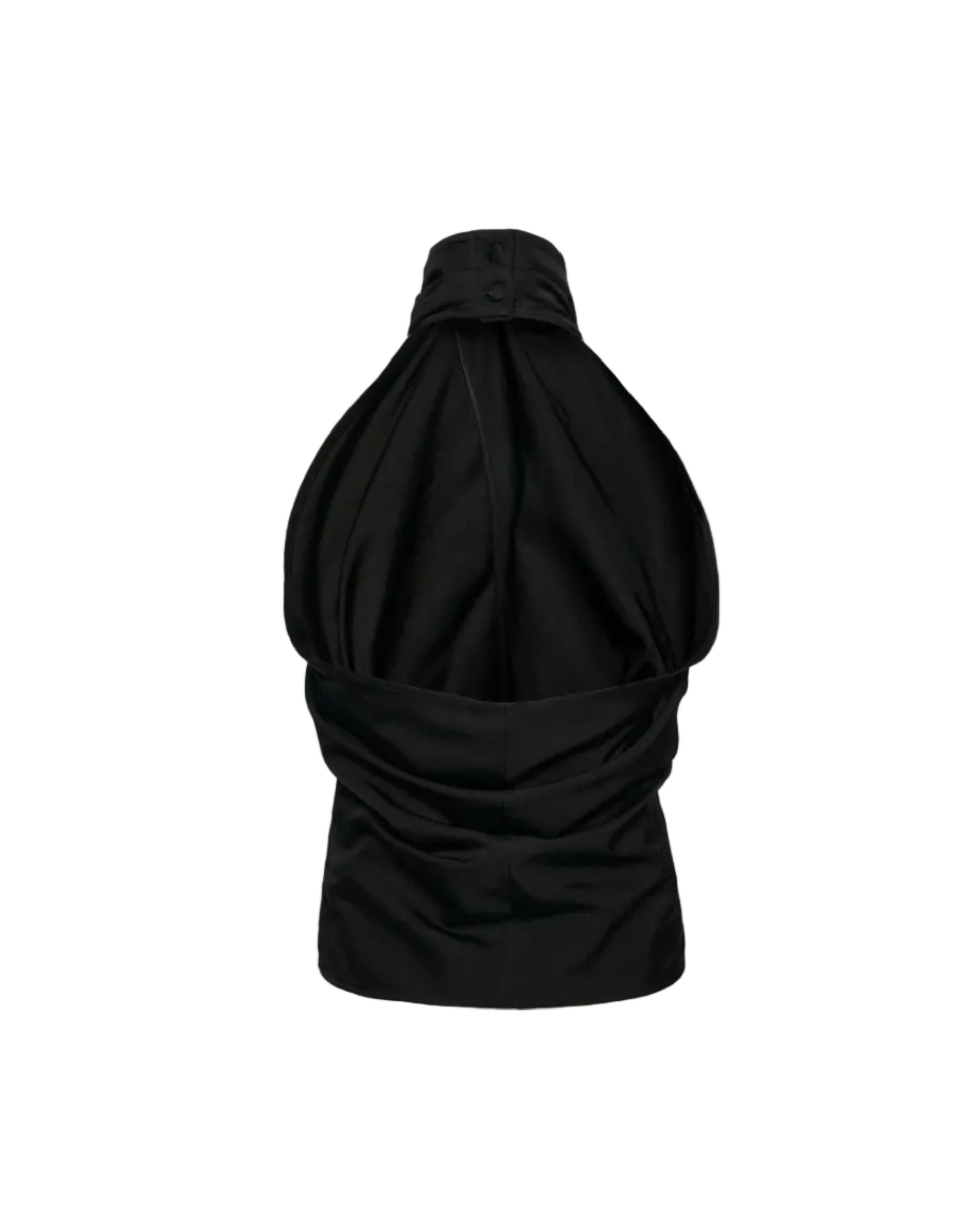 Draped Halterneck Blouse