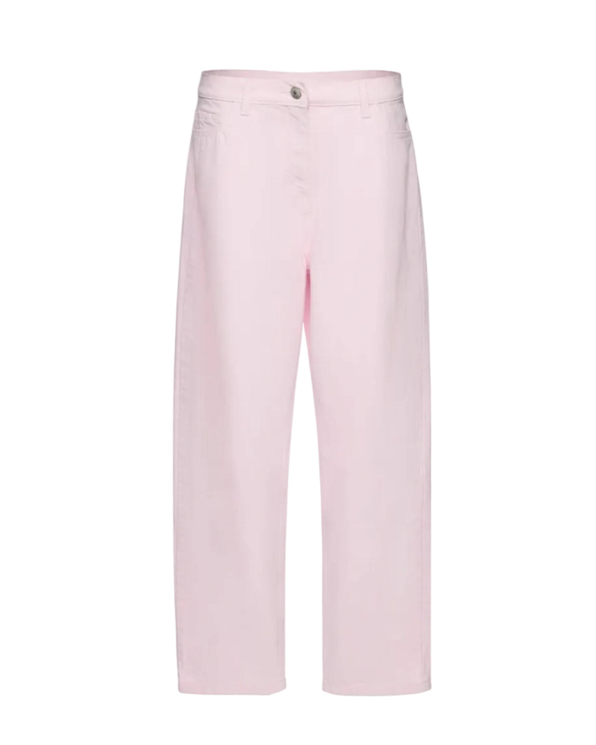 Loose-Leg Denim Pants