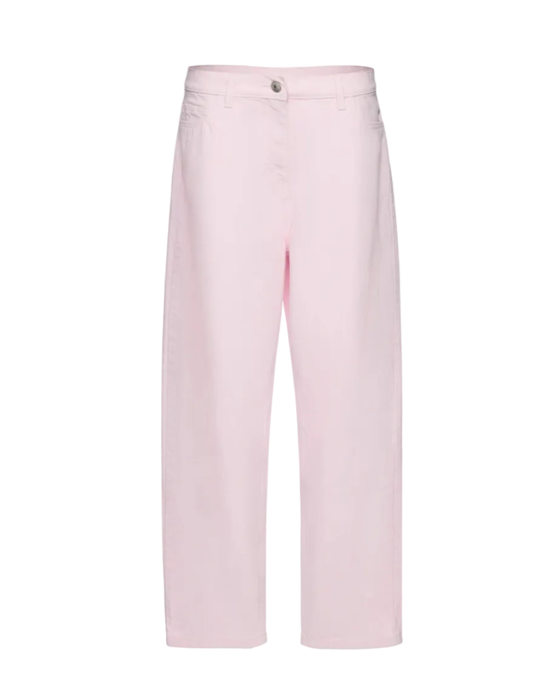 Loose-Leg Denim Pants