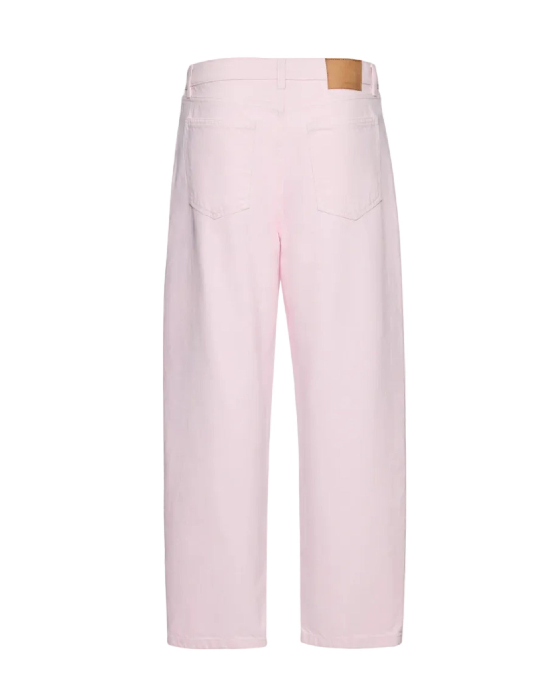 Loose-Leg Denim Pants