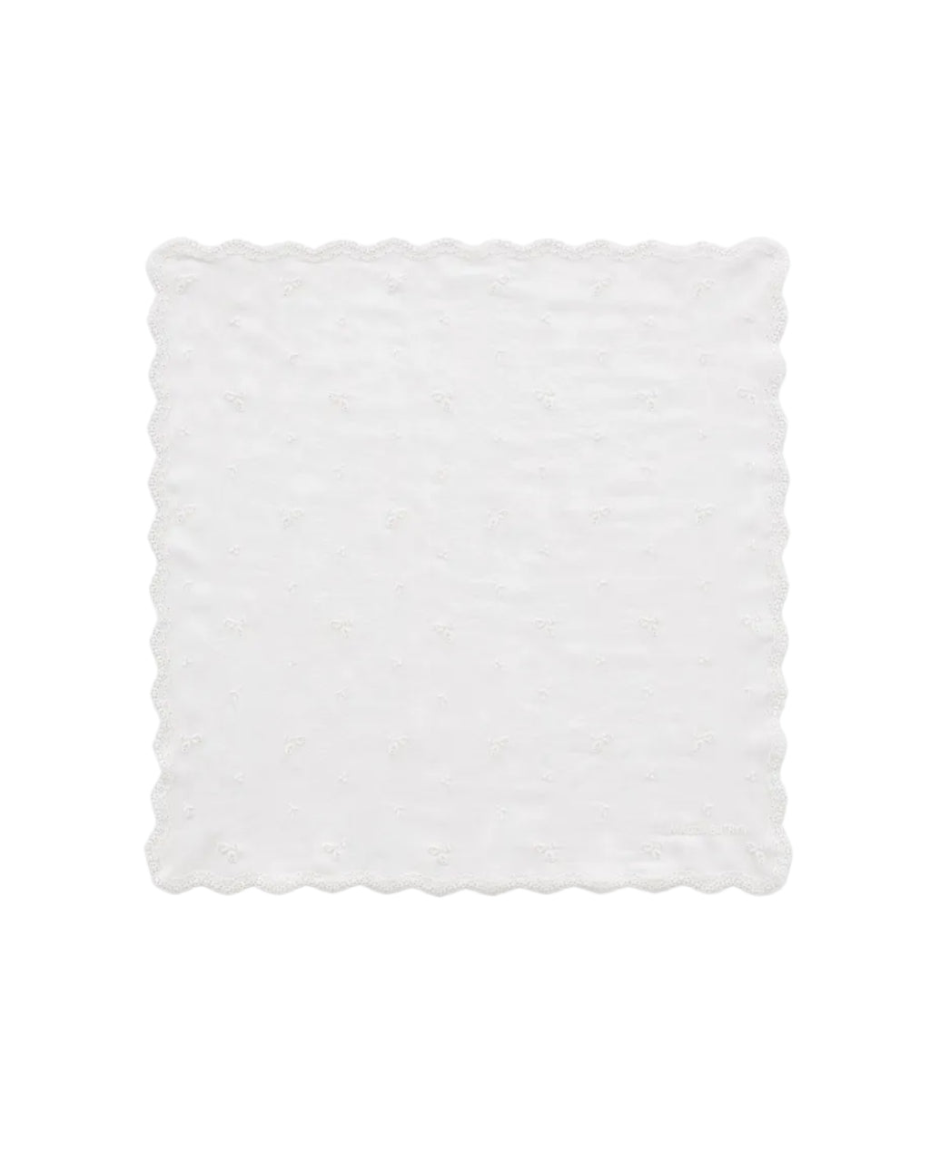 Embroidered Silk-Blend Square Scarf