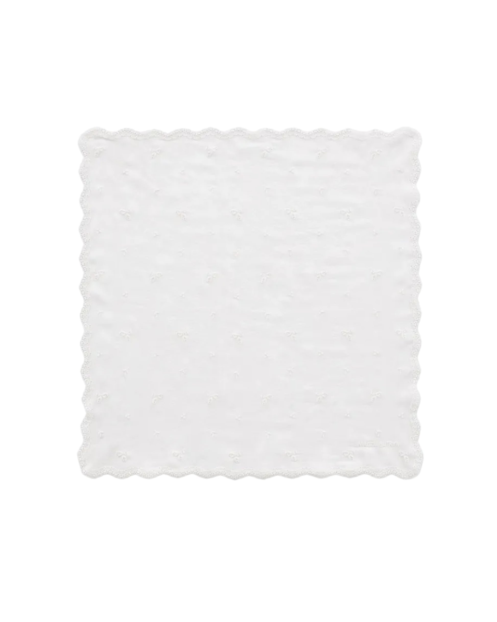 Embroidered Silk-Blend Square Scarf