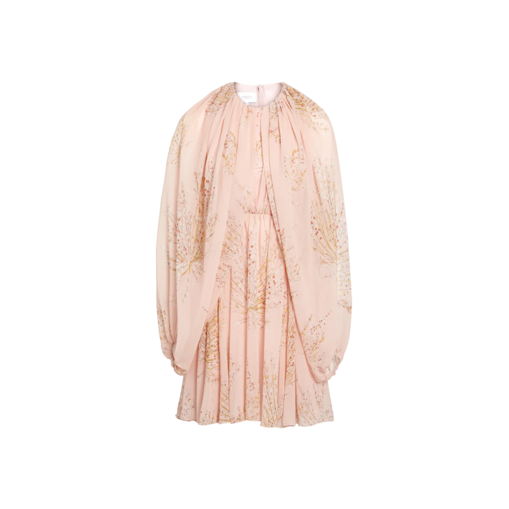 Short Silk Wrap Dress