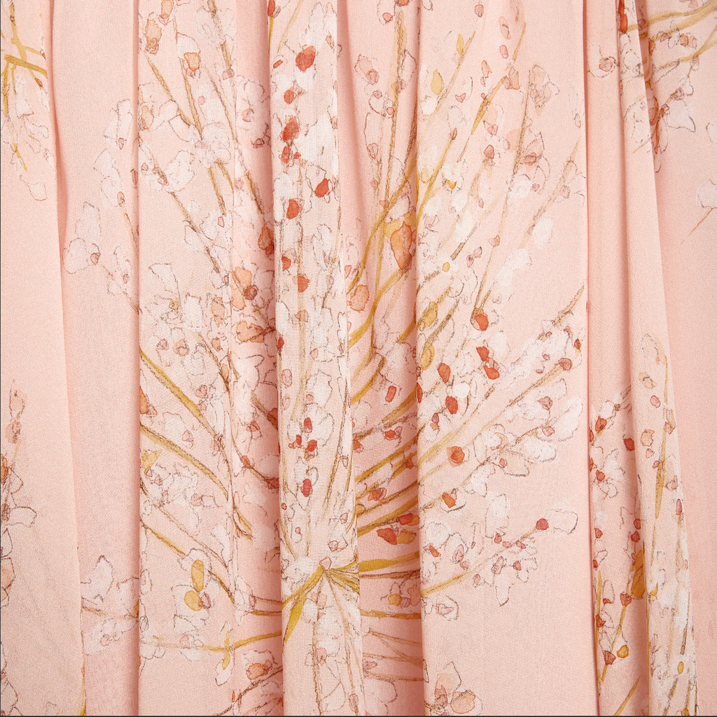 Short Silk Wrap Dress