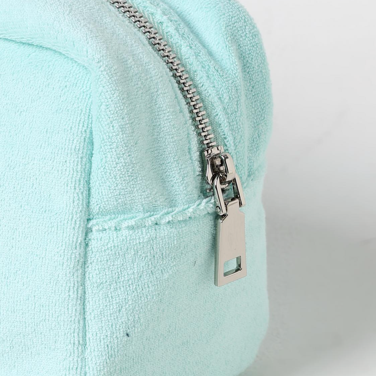 Logo-Embroidered Towelling Makeup Bag