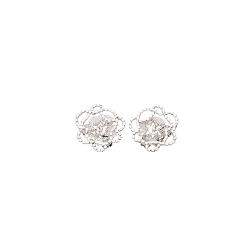 Crystal-Embellished Stud Earrings