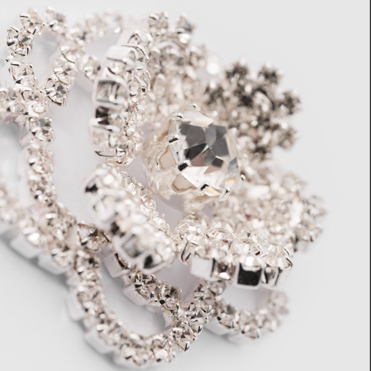 Crystal-Embellished Stud Earrings