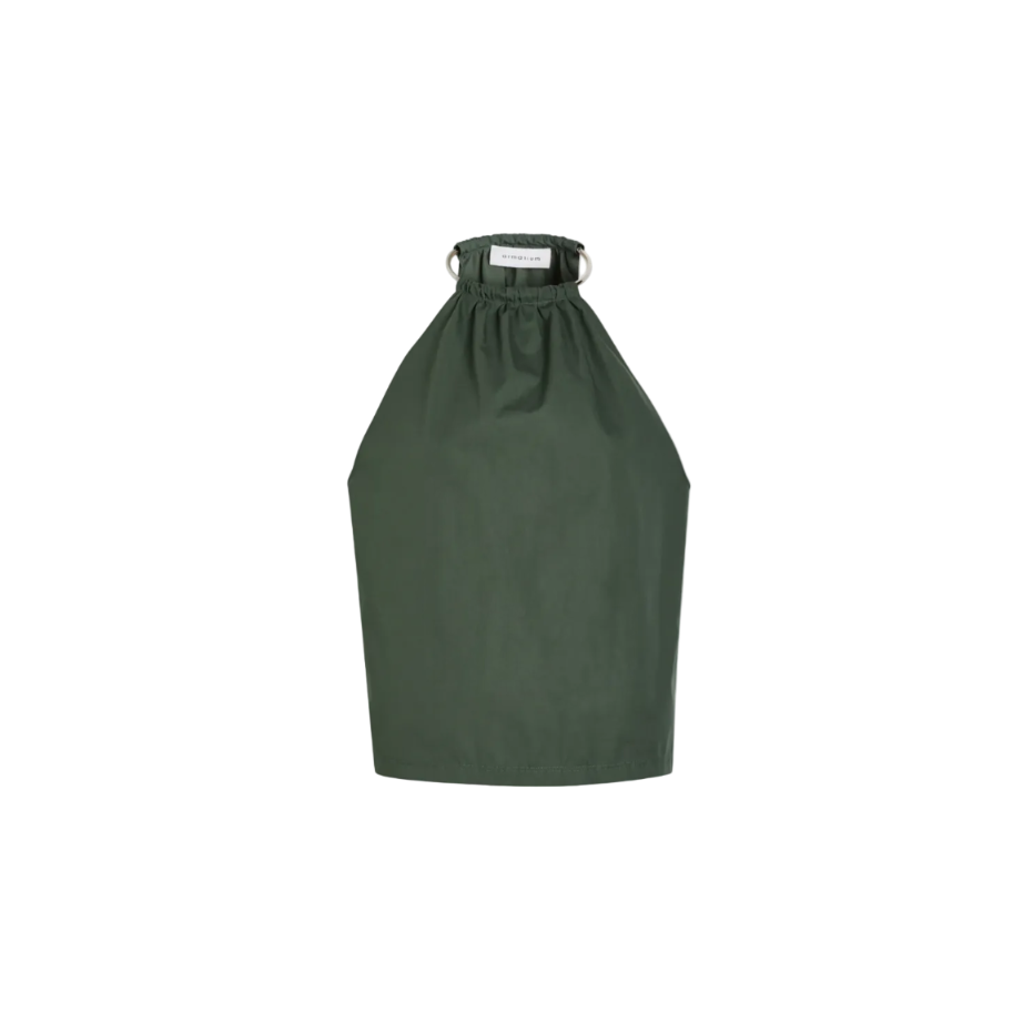 Green Margot Halterneck Top