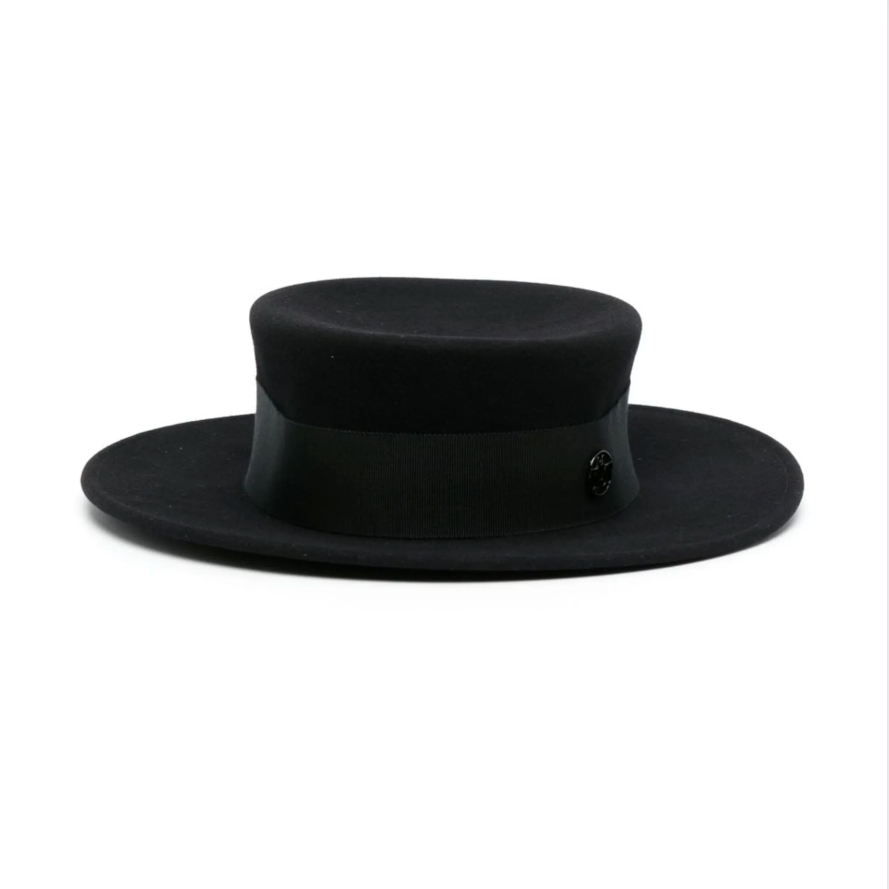 Kiki Wool Felt Canotier Hat