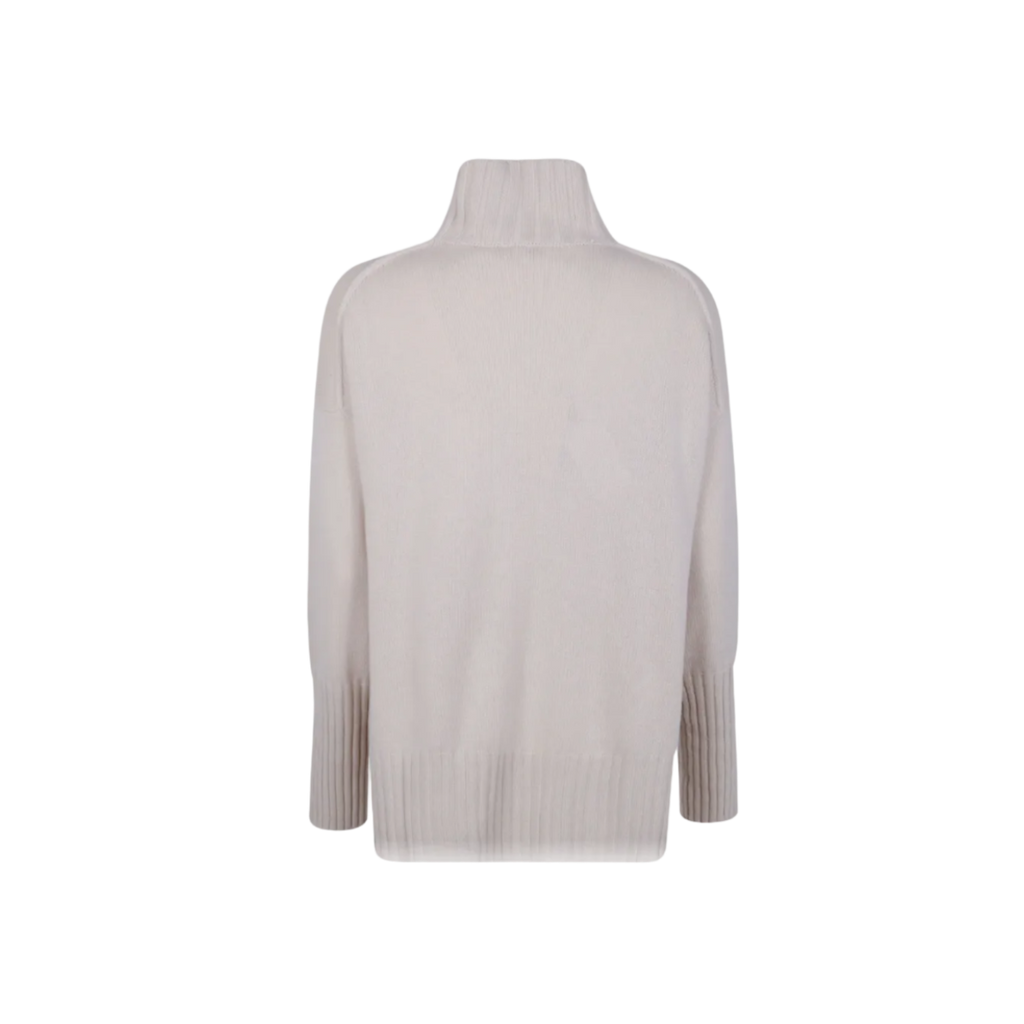 High-Neck Wool Sweater