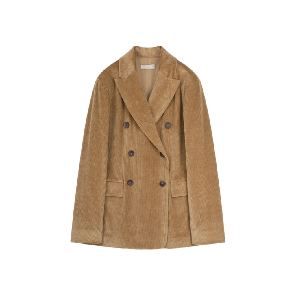 'Gravona' Double-Breasted Corduroy Blazer