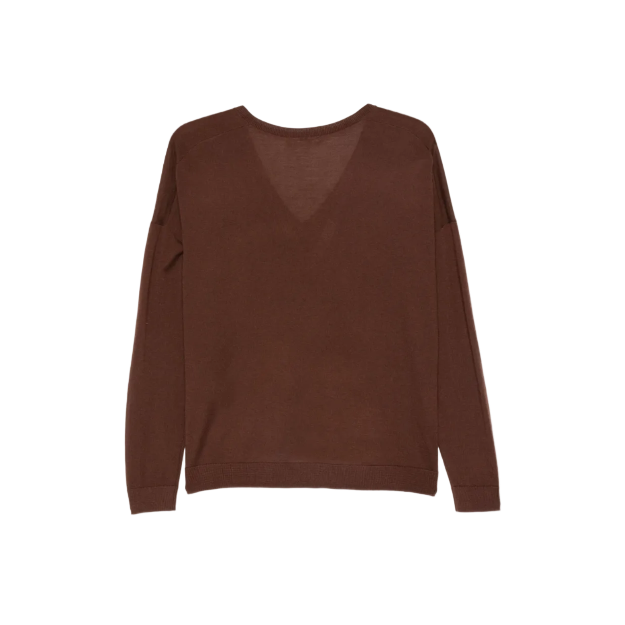 Brown V-Neck Sweater