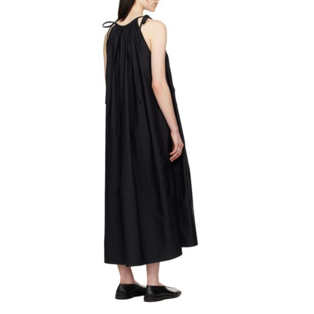 Gathered Halter Maxi Dress