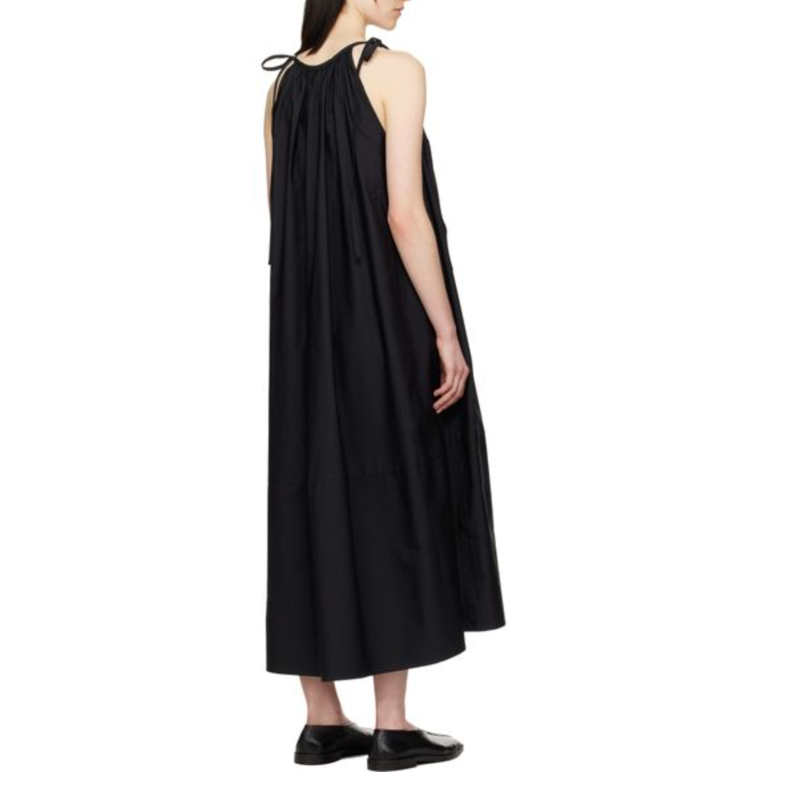 Gathered Halter Maxi Dress