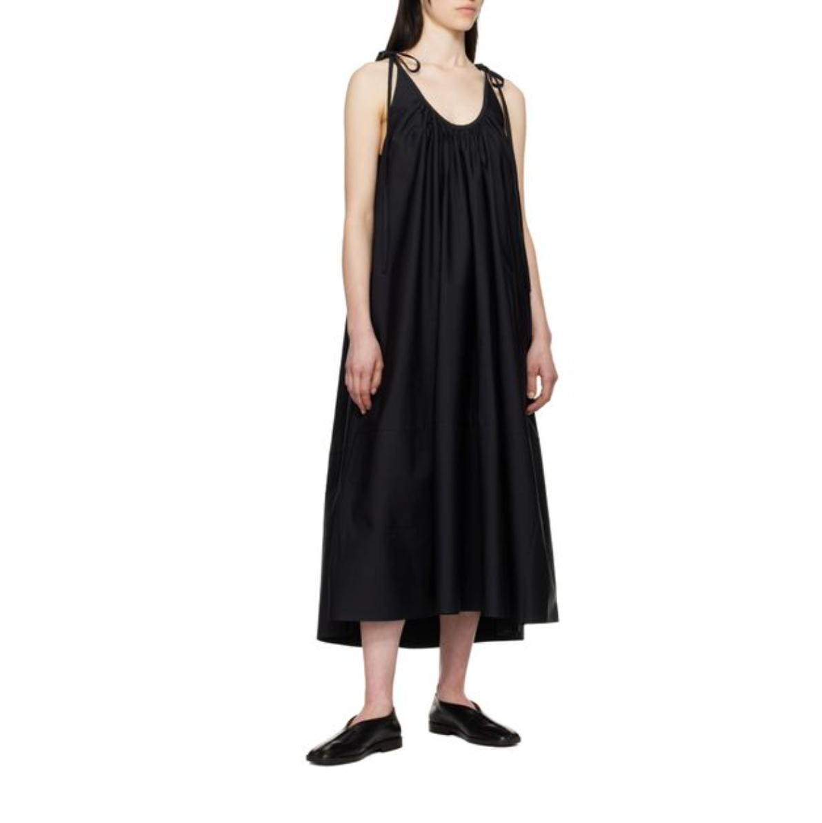 Gathered Halter Maxi Dress