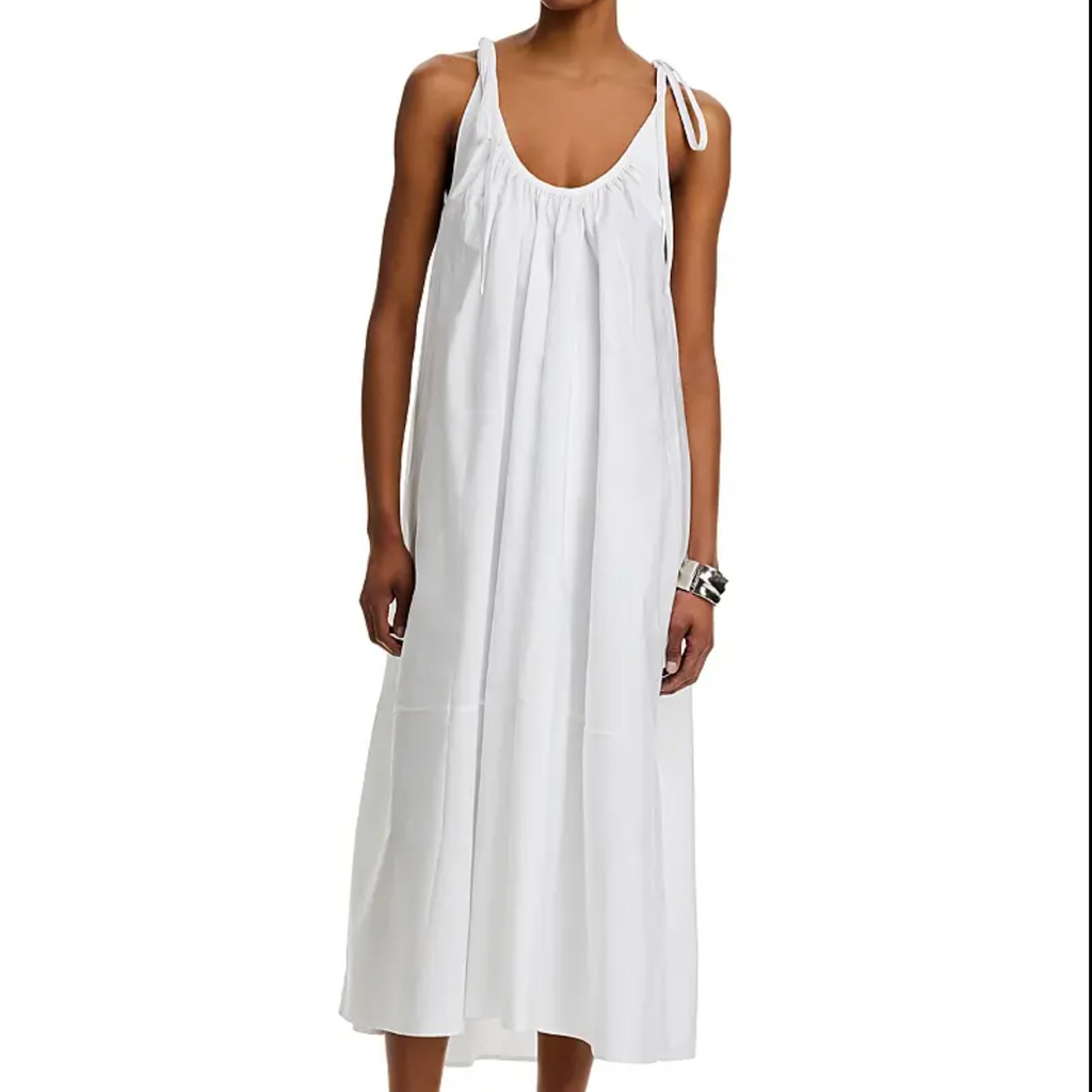 Gathered Halter Maxi Dress