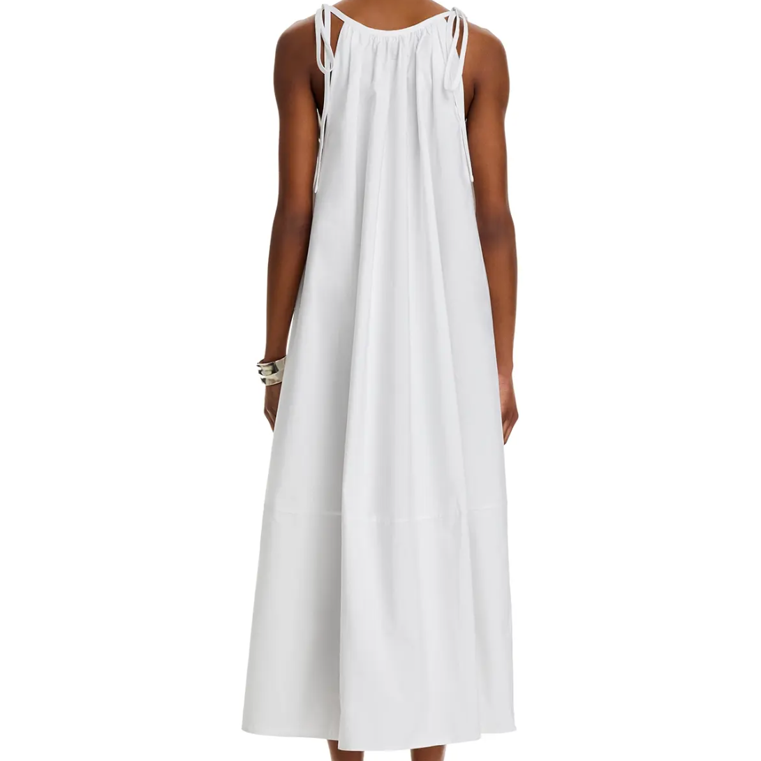 Gathered Halter Maxi Dress