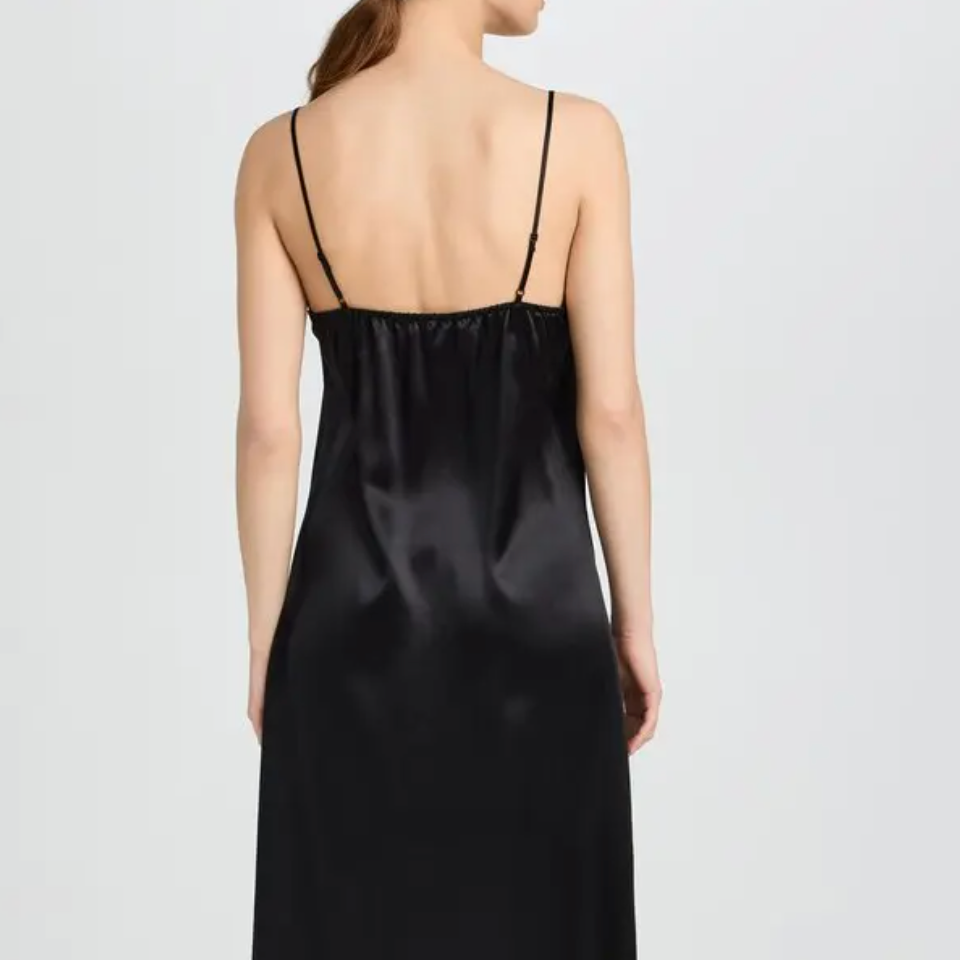 Half Placket Lace-Trimmed Dress