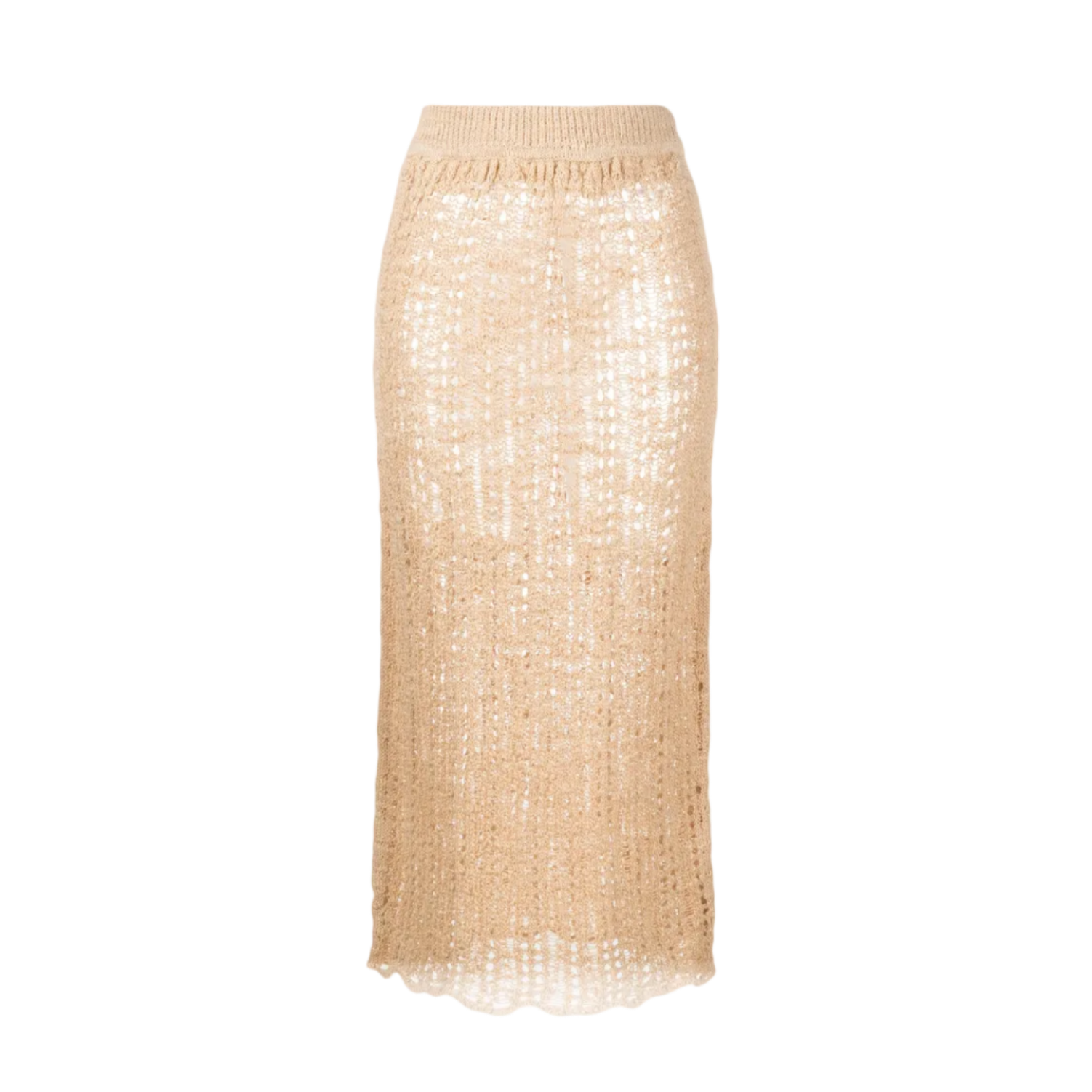 Dawson Crochet-Knit Midi Skirt