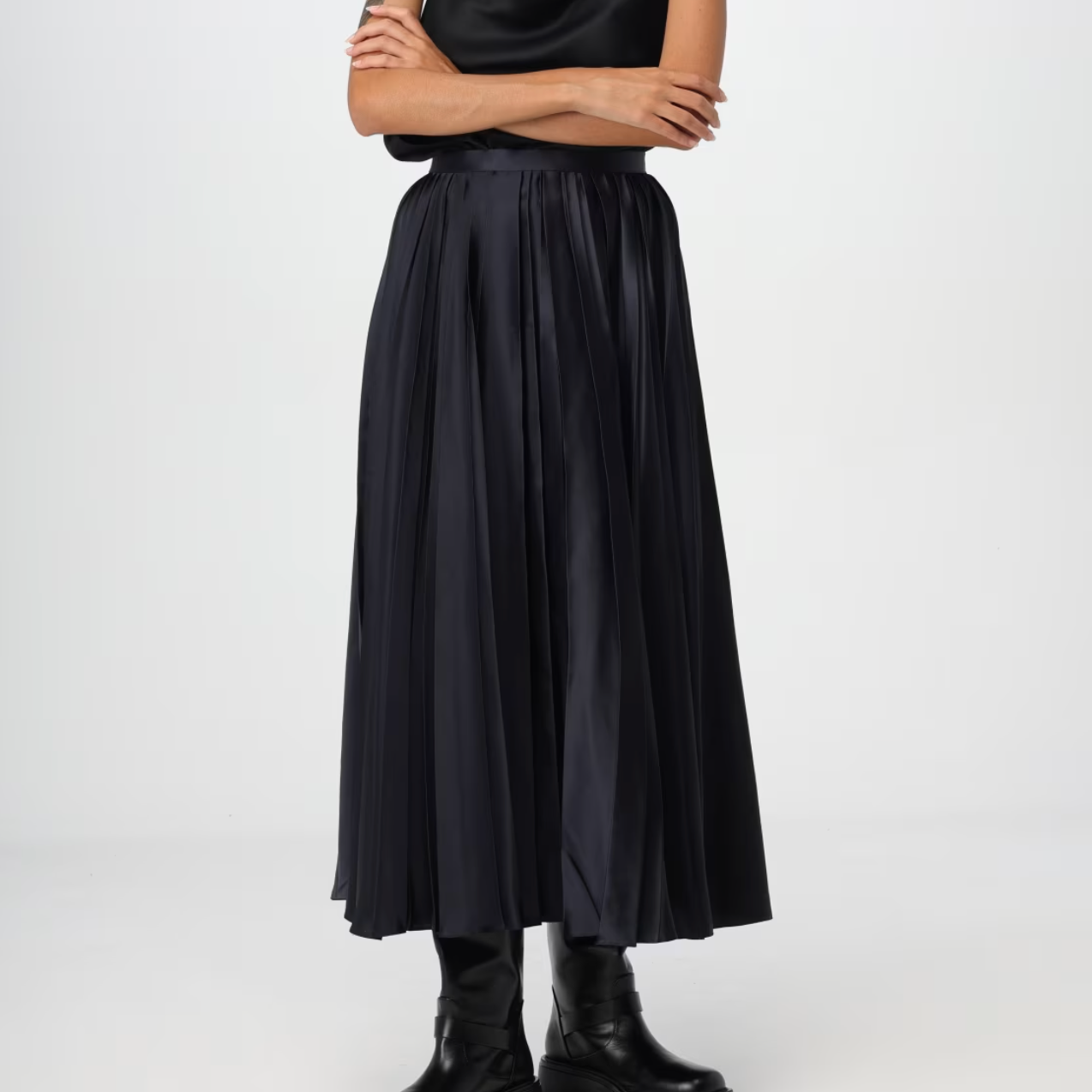 Viscose Midi Skirt