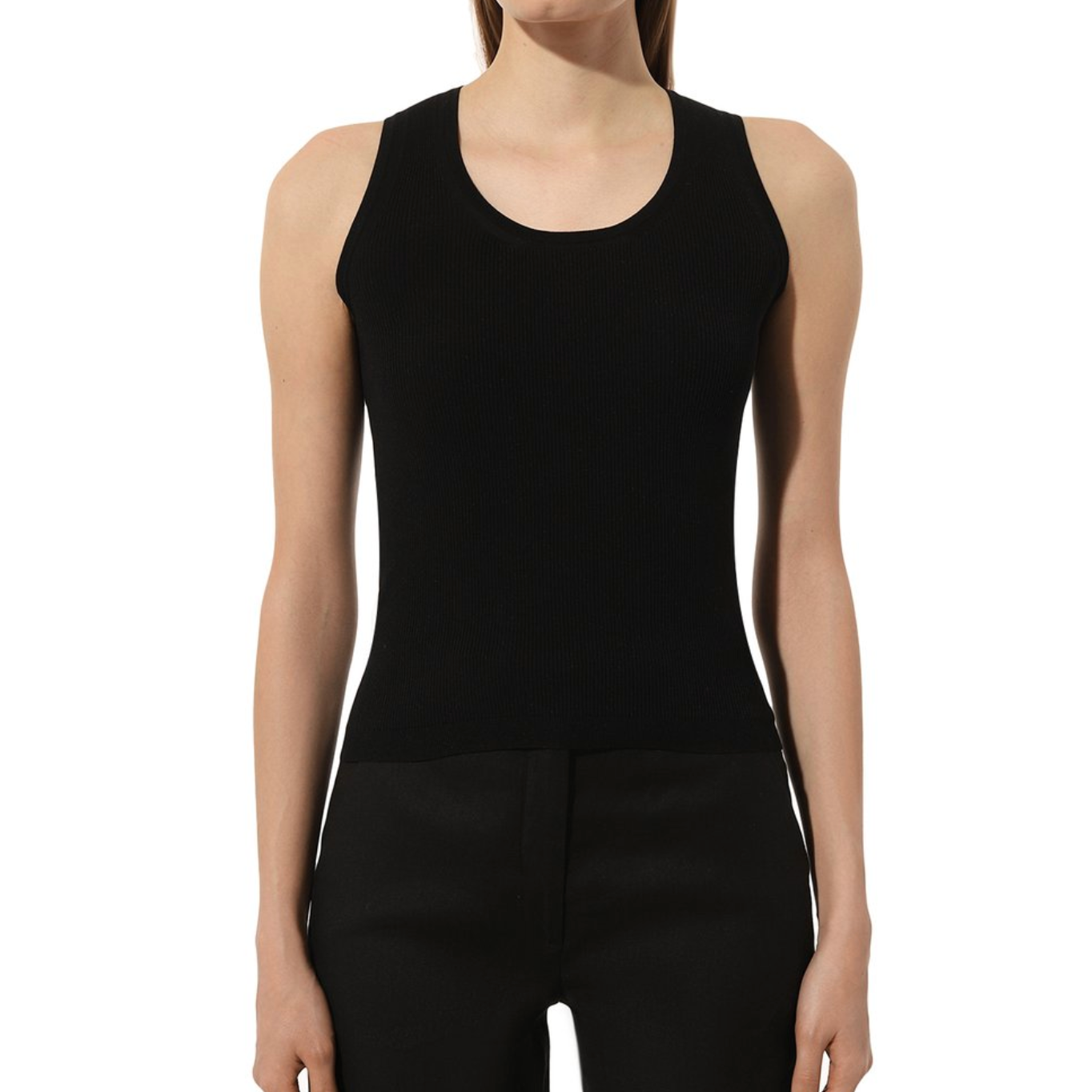 Cotton Strapless Peplum Top