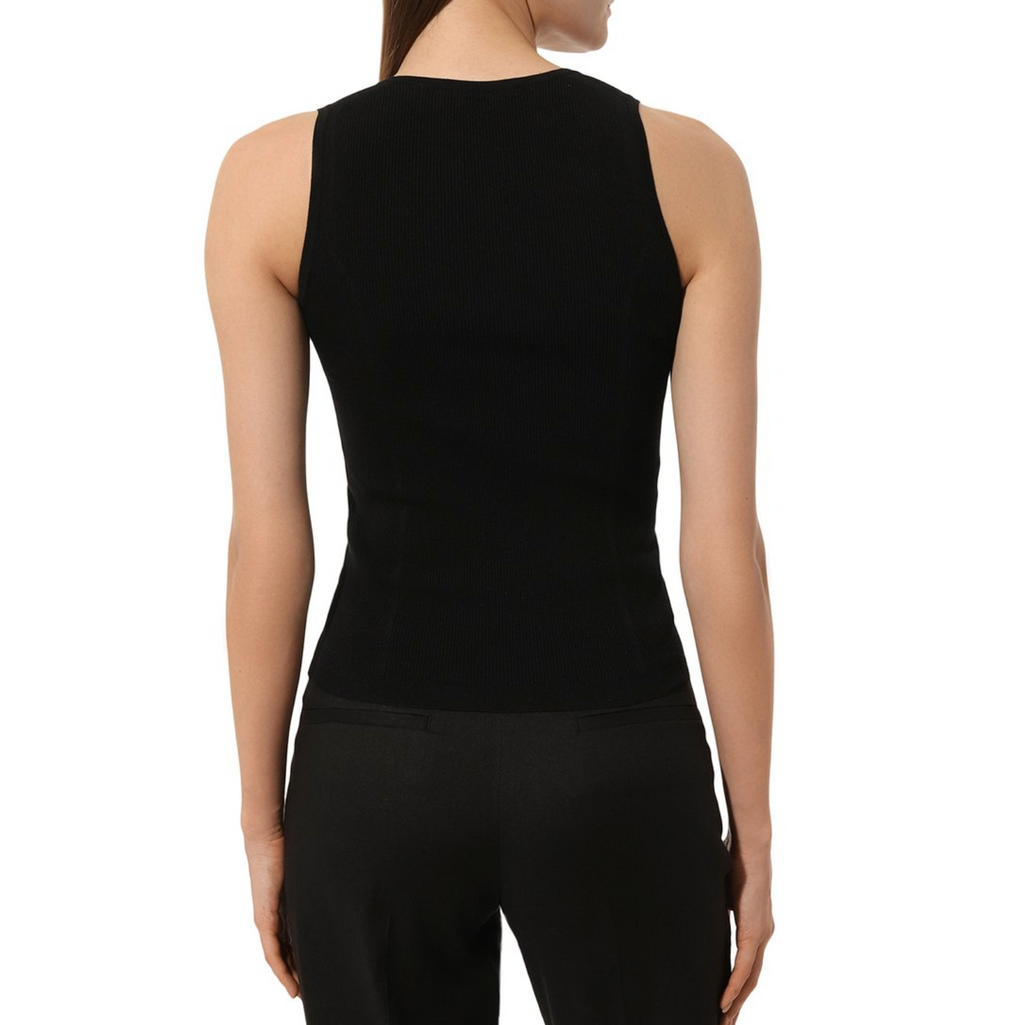 Cotton Strapless Peplum Top