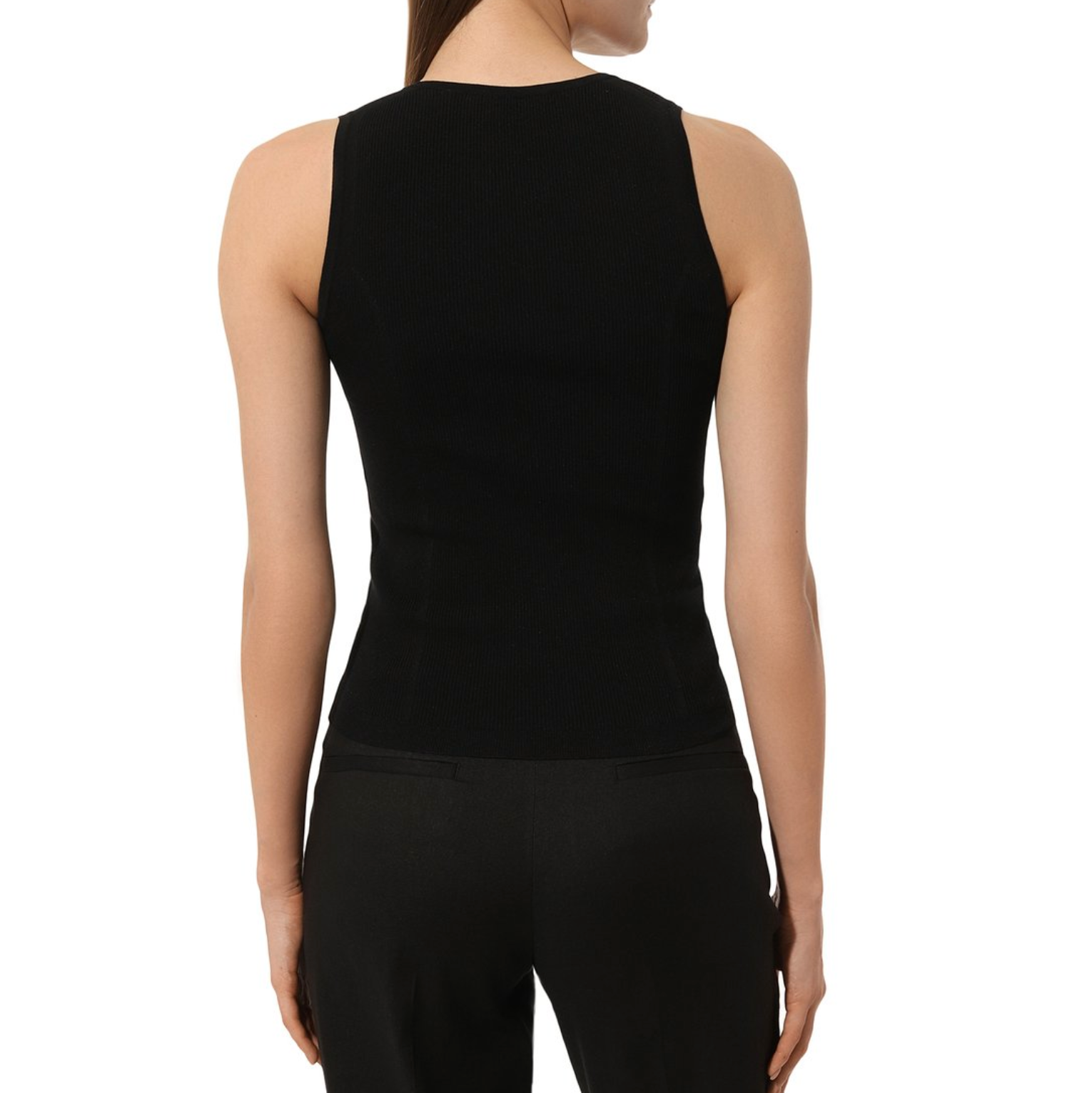 Cotton Strapless Peplum Top