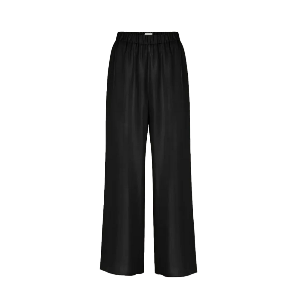 Le kasha WIDE PANT SILK black
