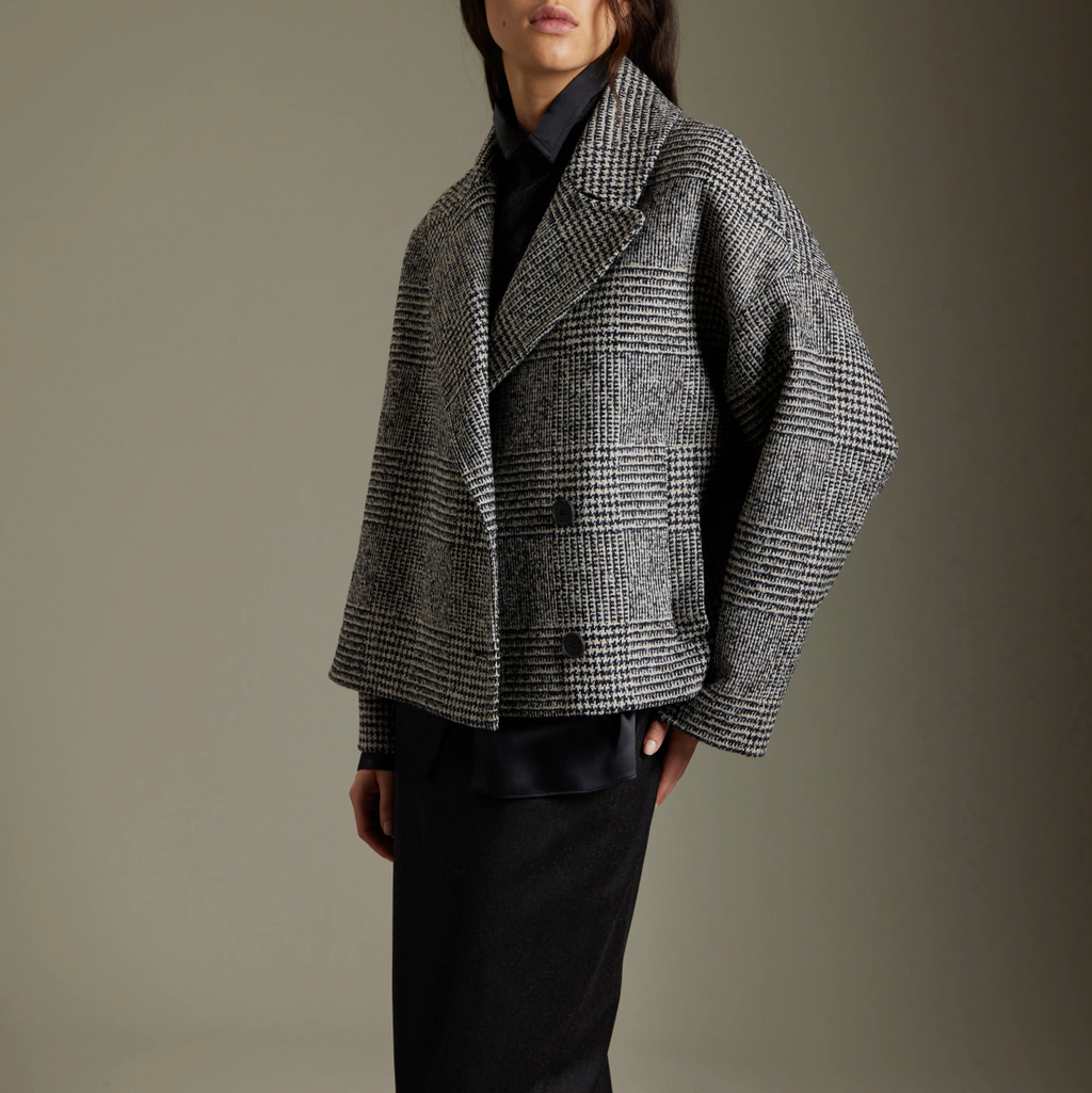 JACKET FRANCIACORTA black/grey