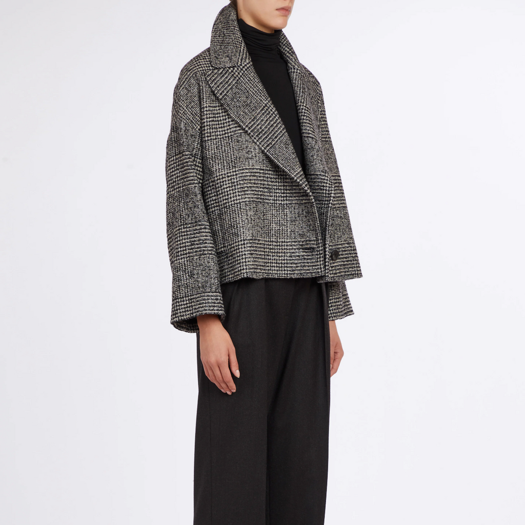 JACKET FRANCIACORTA black/grey