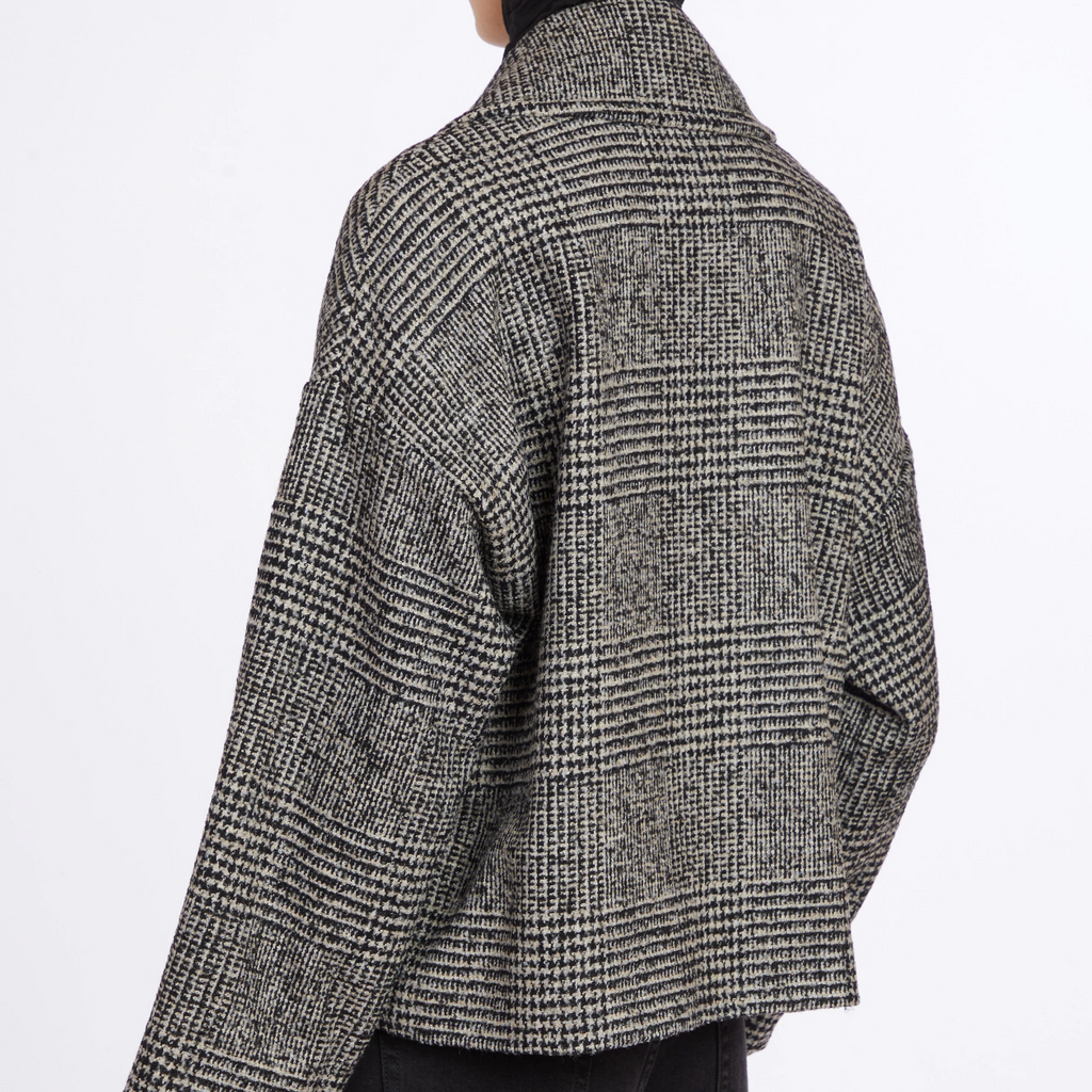 JACKET FRANCIACORTA black/grey