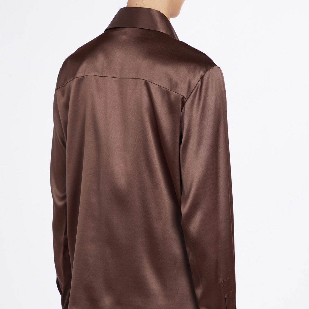 Camilla Wrap-Over Silk Shirt