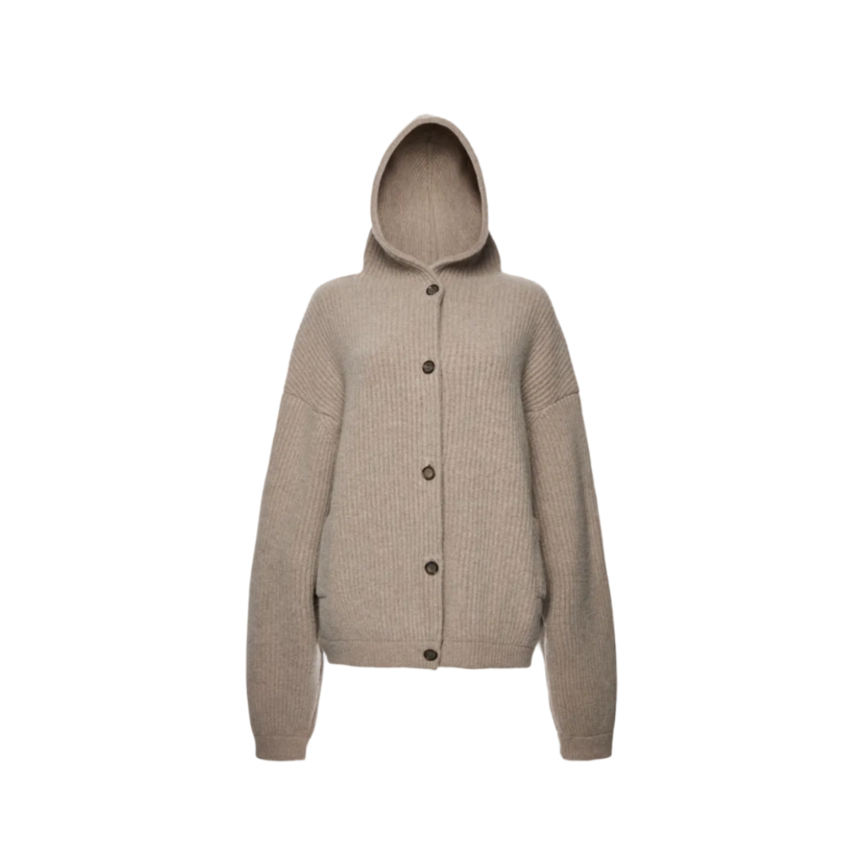 Hooded Knit Cardigan