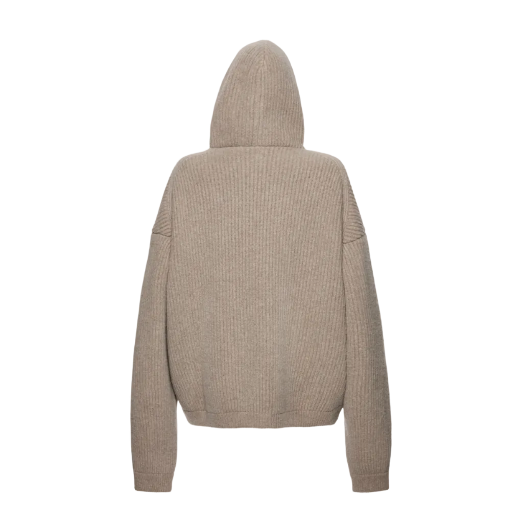 Hooded Knit Cardigan