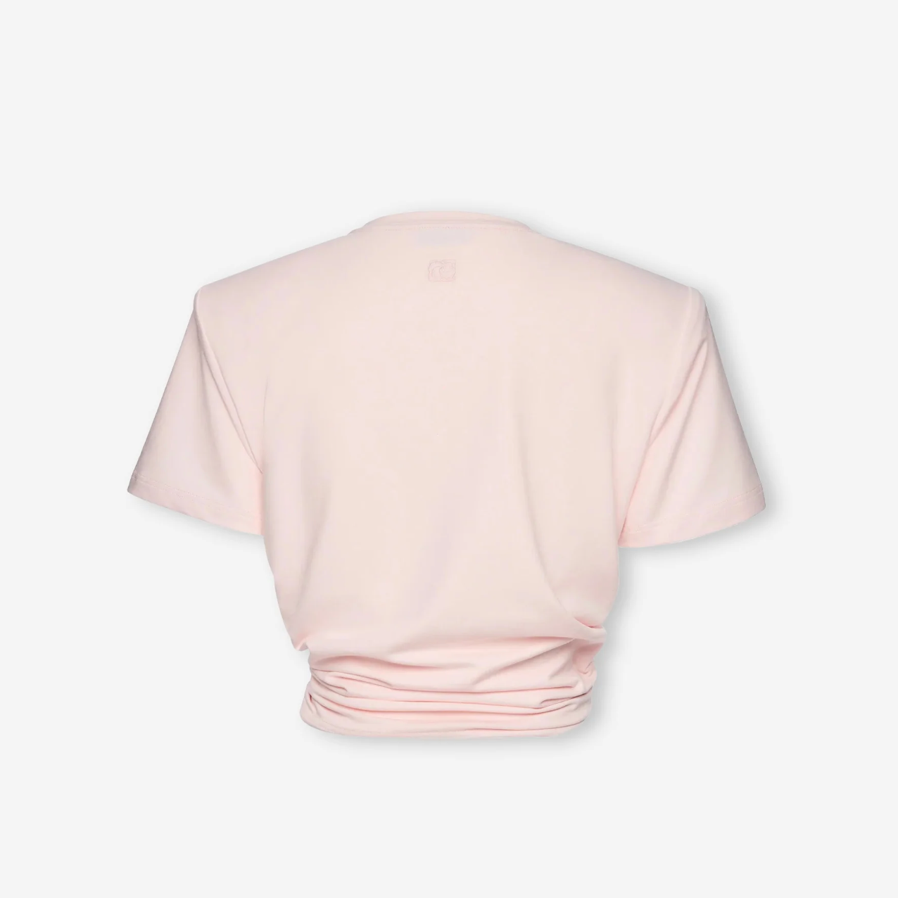 Knotted Ribbed T-Shirt