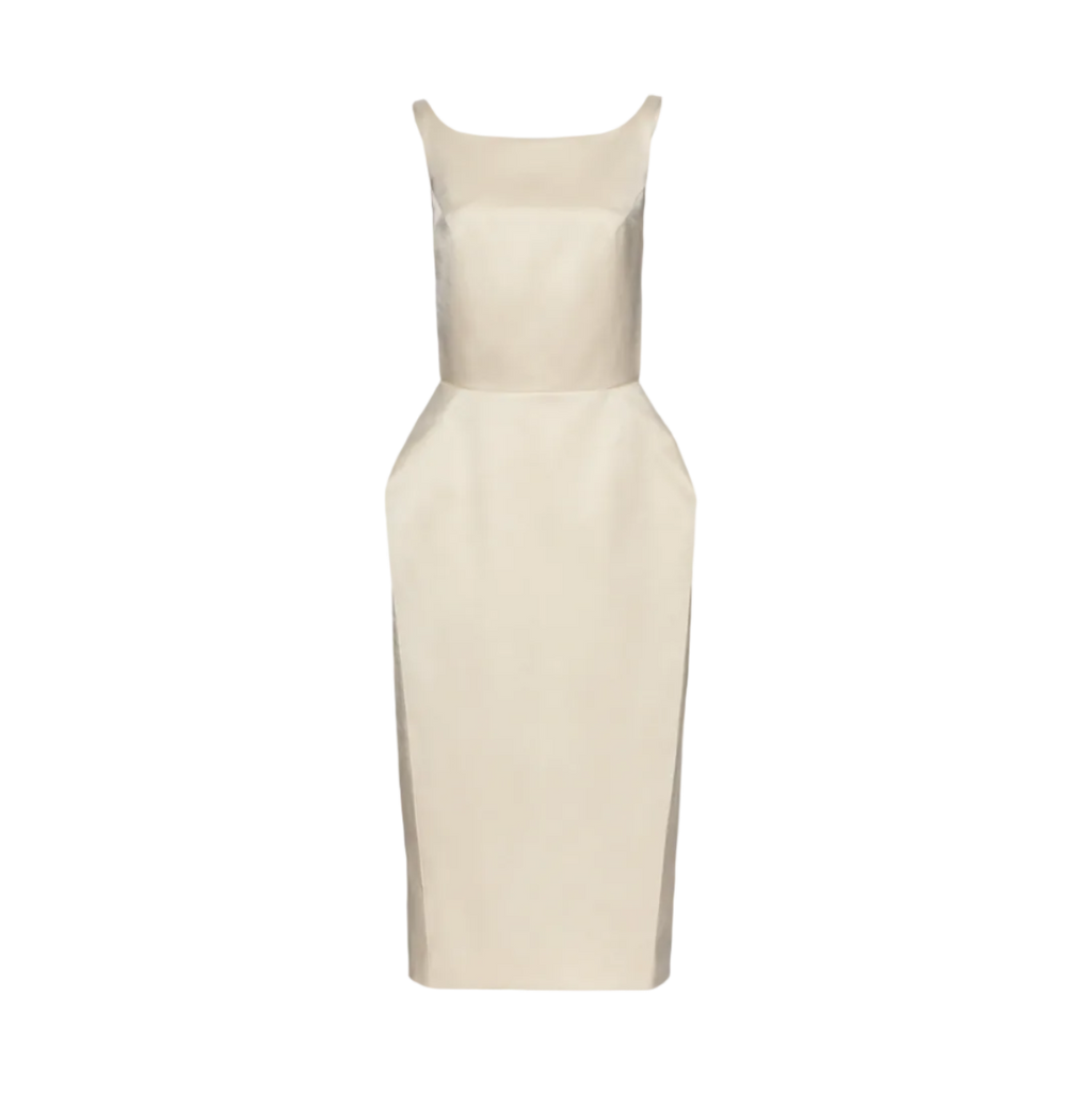 Magda Butrym PF25 KLEID 02 CREME 150725
