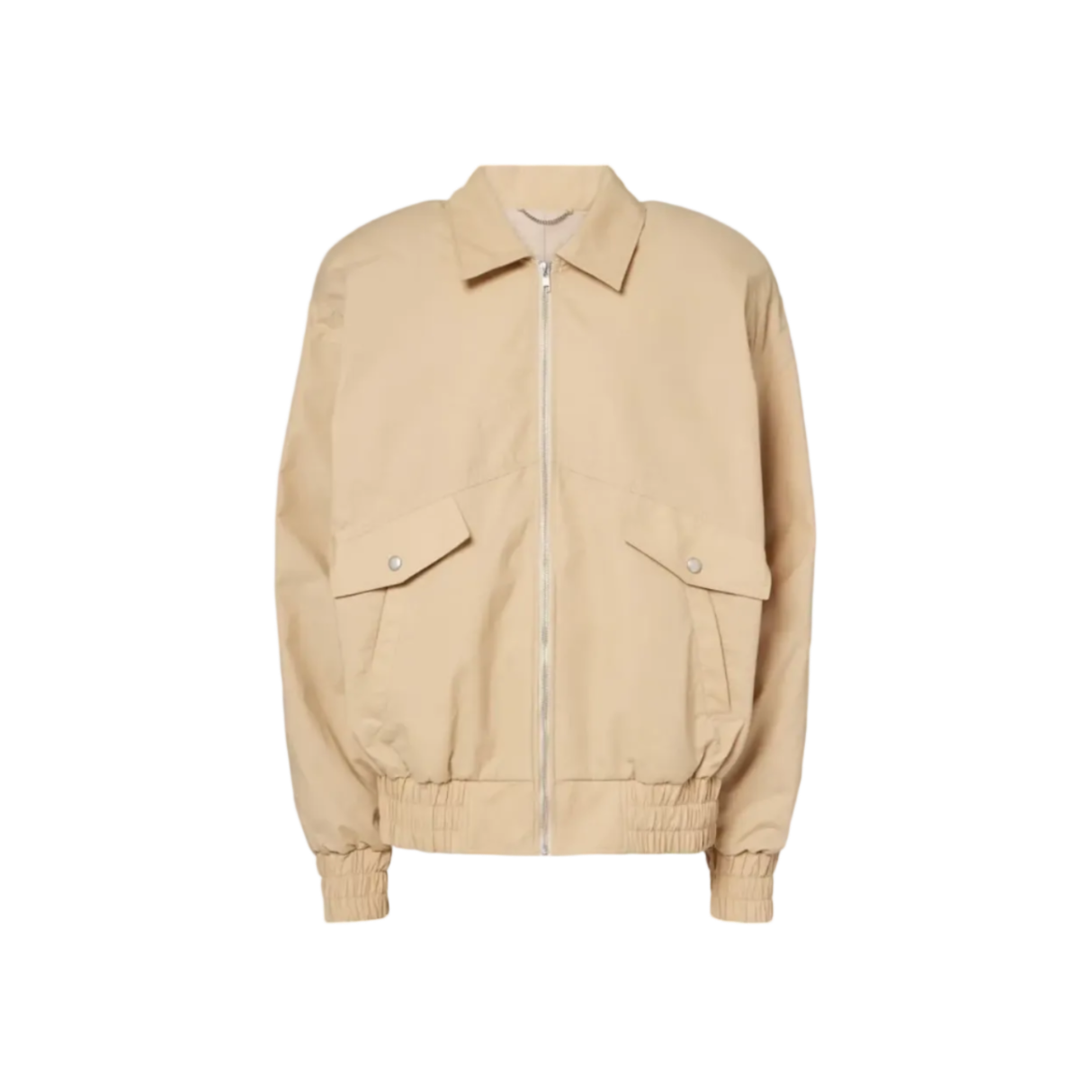 Cotton-Blend Blouson Jacket