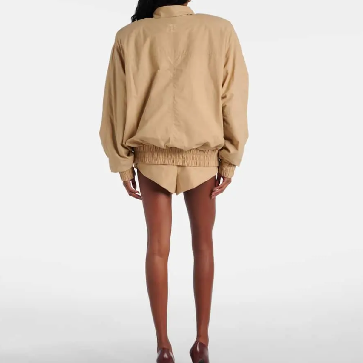 Cotton-Blend Blouson Jacket