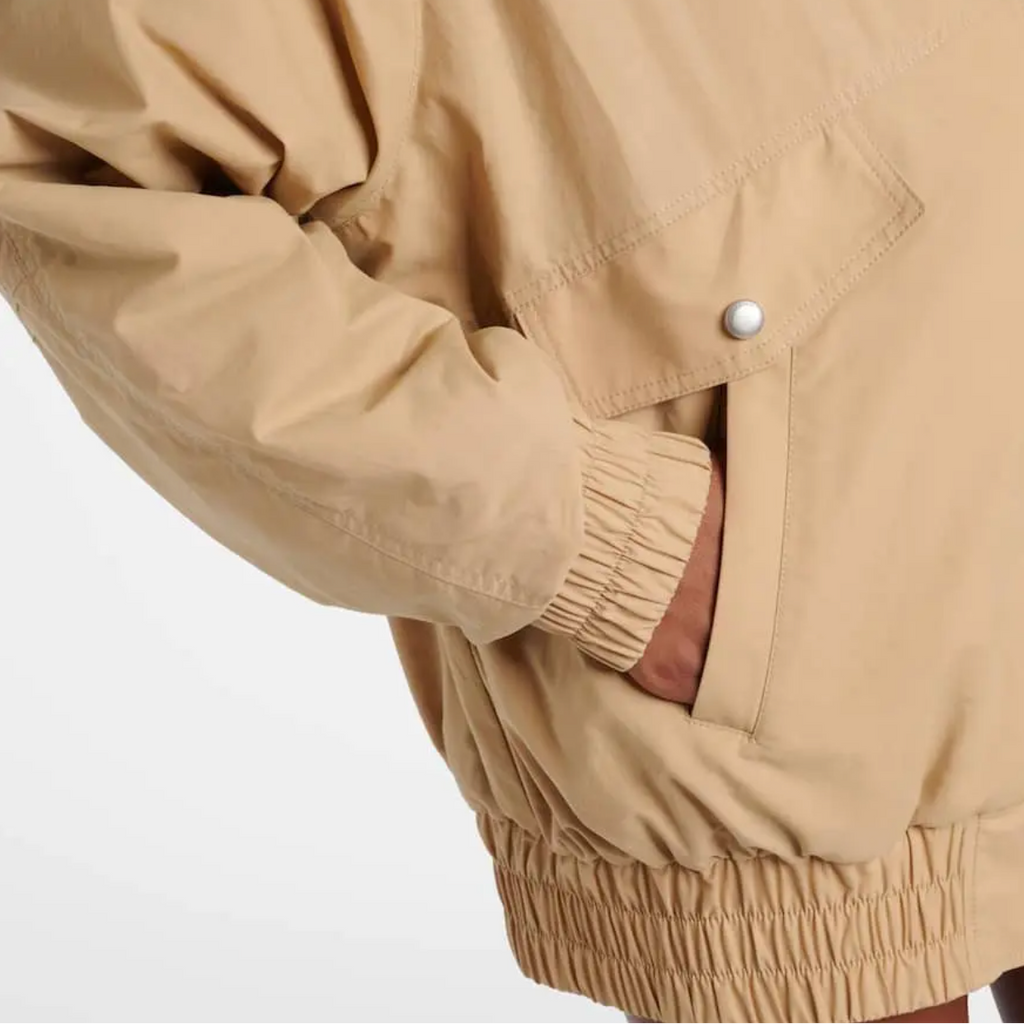 Cotton-Blend Blouson Jacket