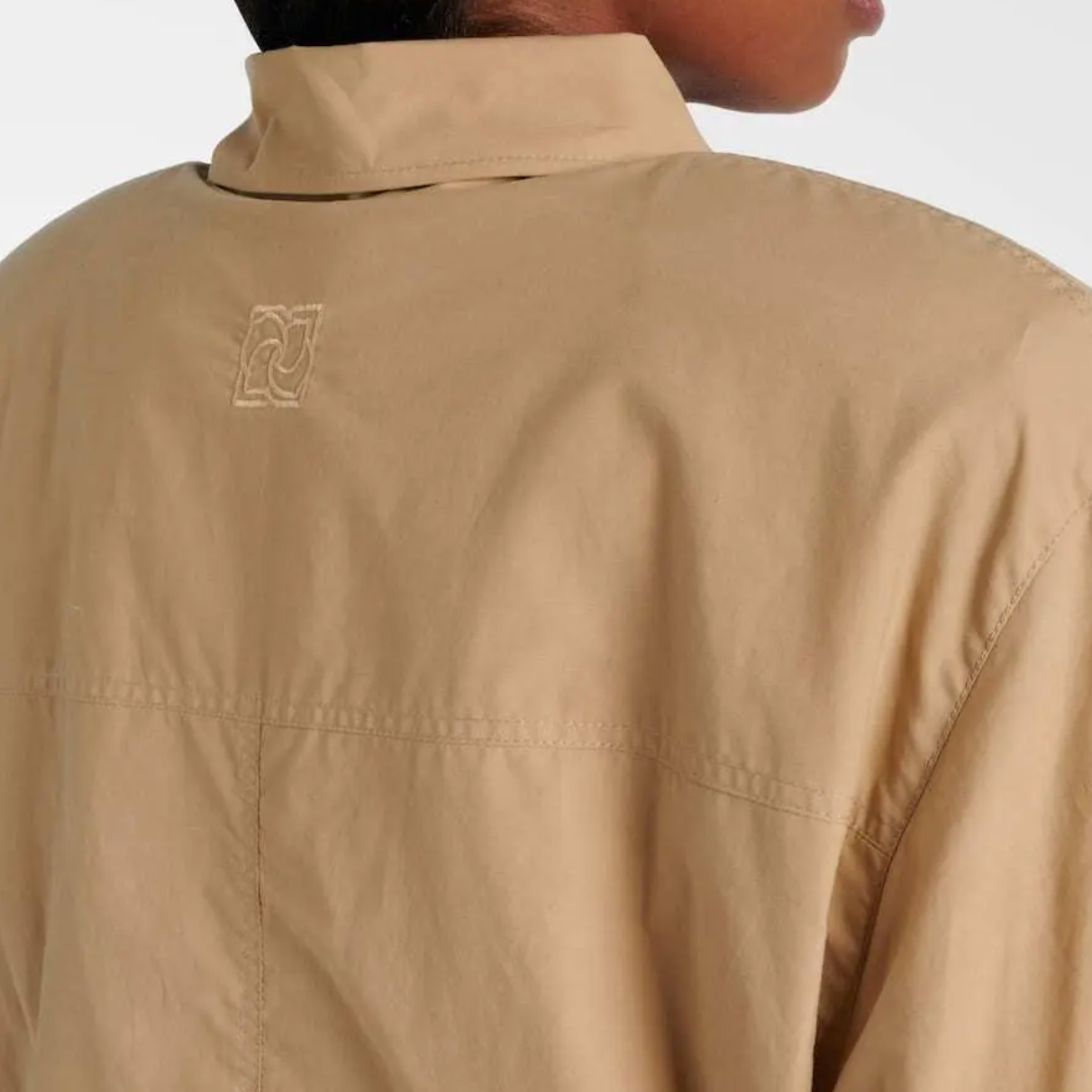 Cotton-Blend Blouson Jacket