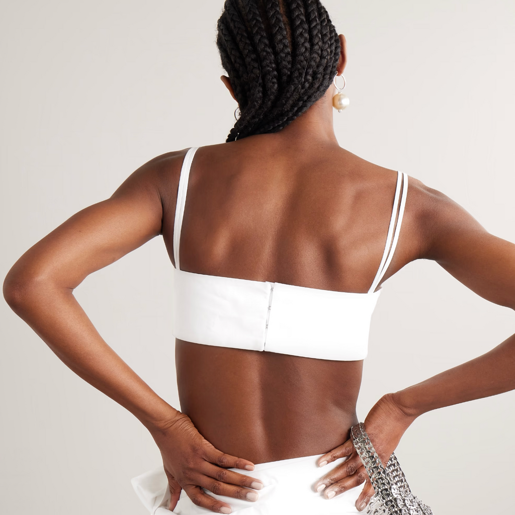 Rose Sweetheart Bra Top in Cotton